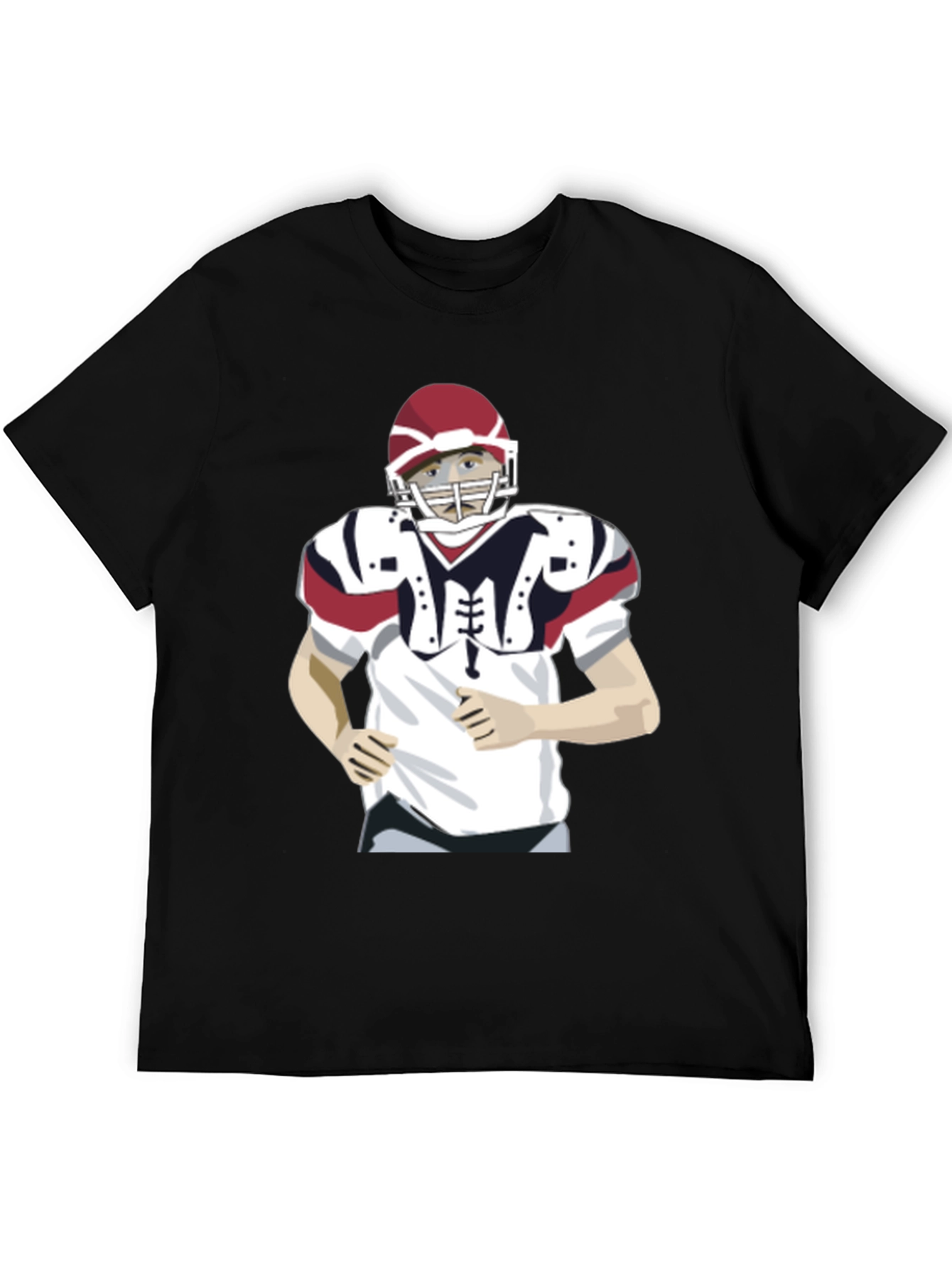 Football Player Graphic T-Shirt