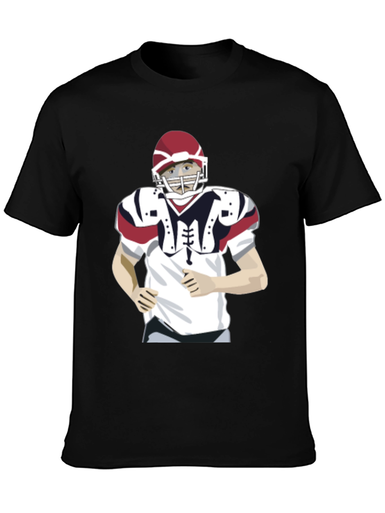 Football Player Graphic T-Shirt