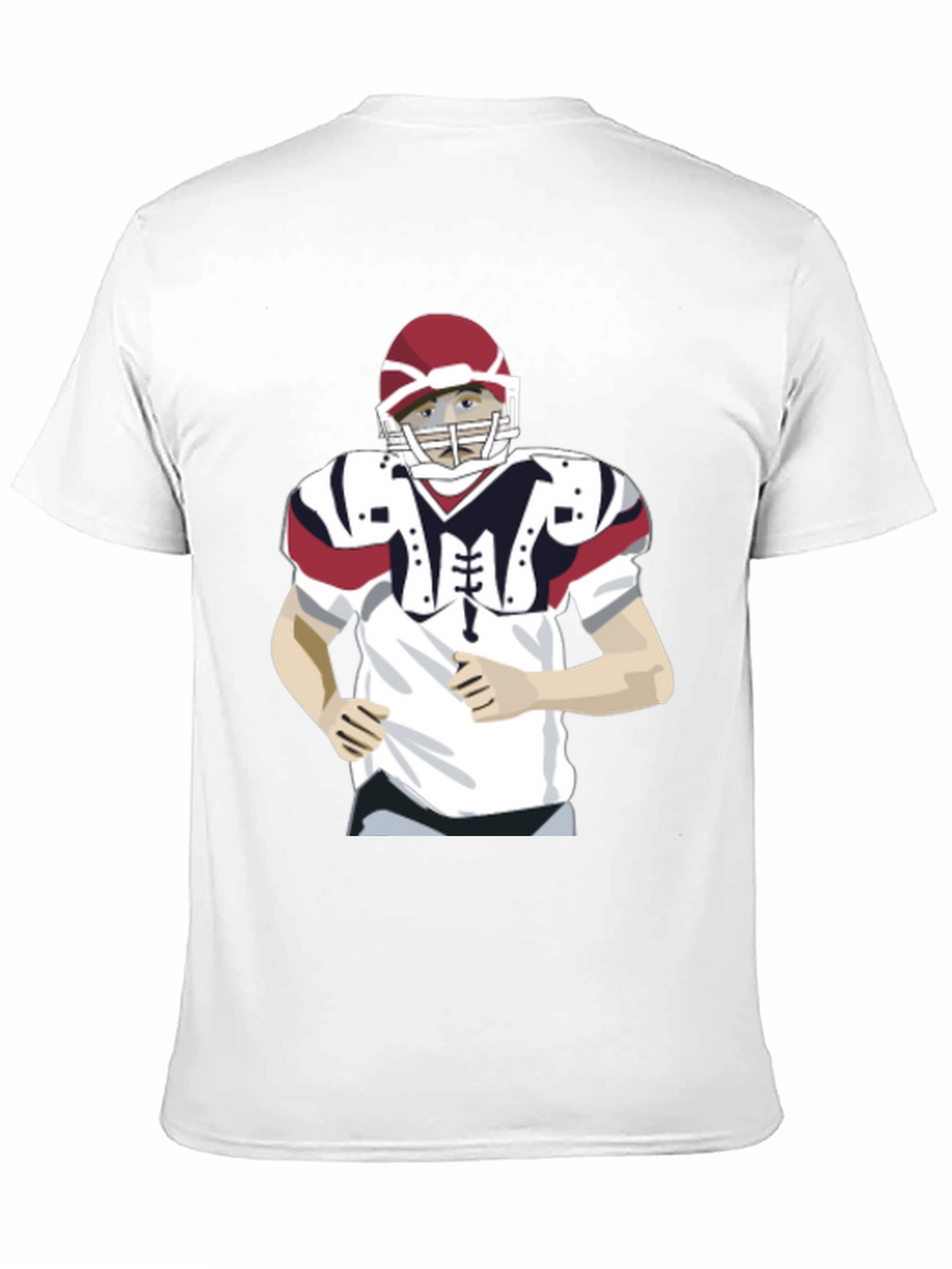 Football Player Graphic T-Shirt