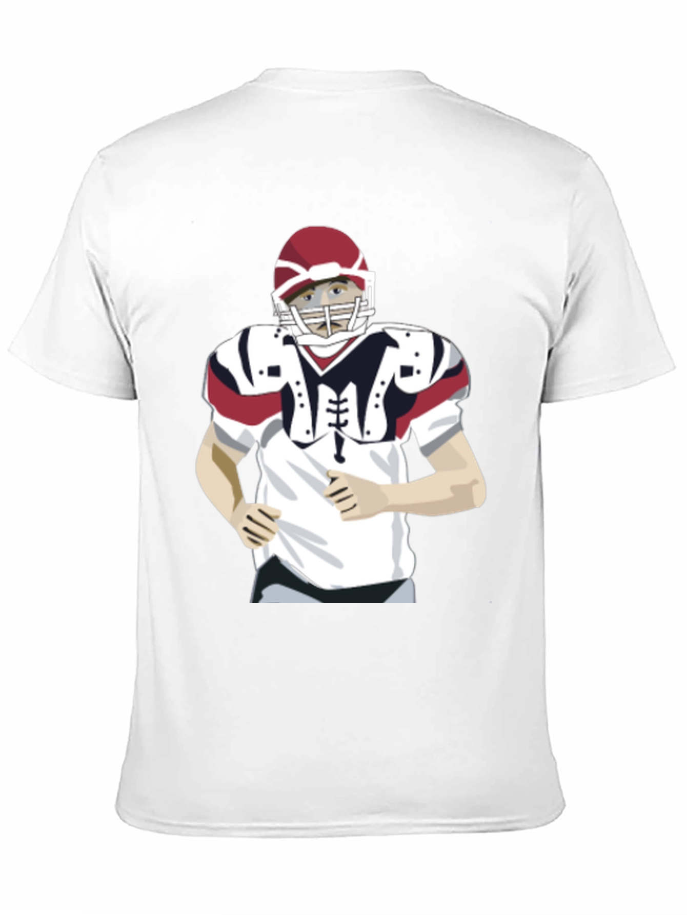 Football Player Graphic T-Shirt