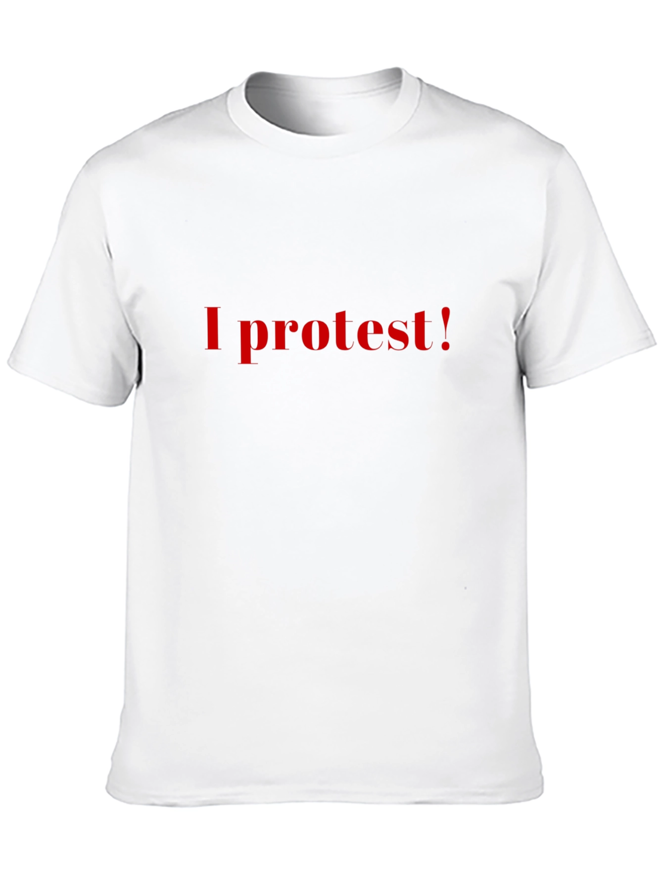 I Protest! Black Graphic Tee