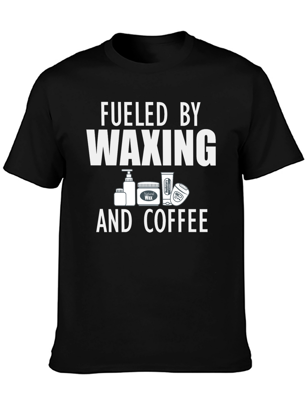Fueled By Waxing & Coffee Graphic Tee