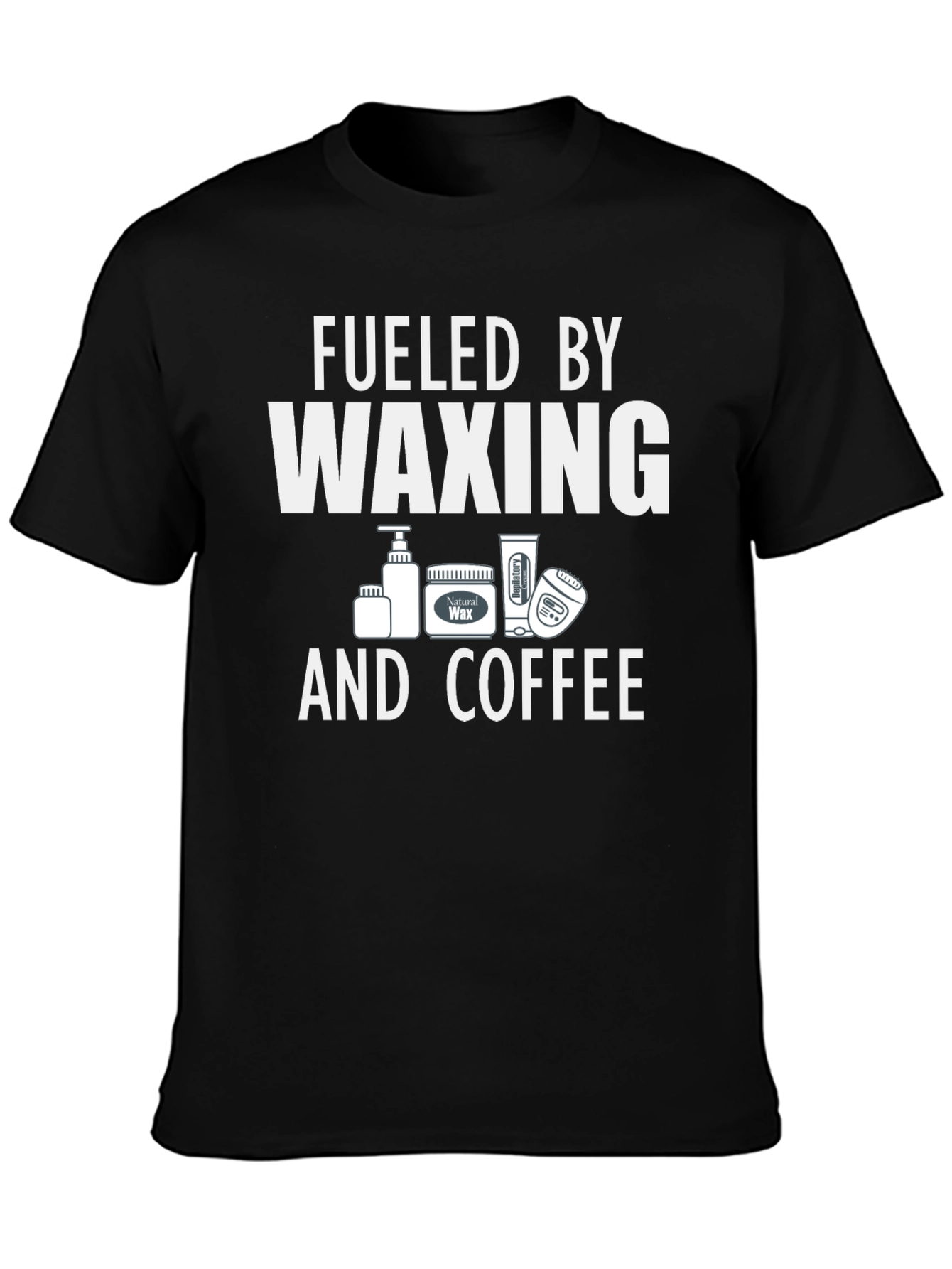 Fueled By Waxing & Coffee Graphic Tee