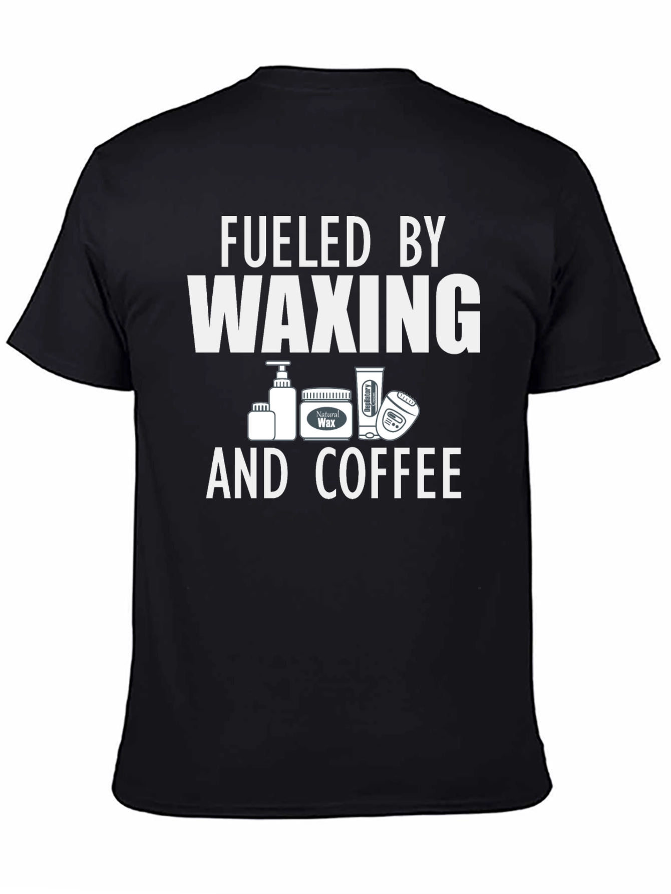 Fueled By Waxing & Coffee Graphic Tee