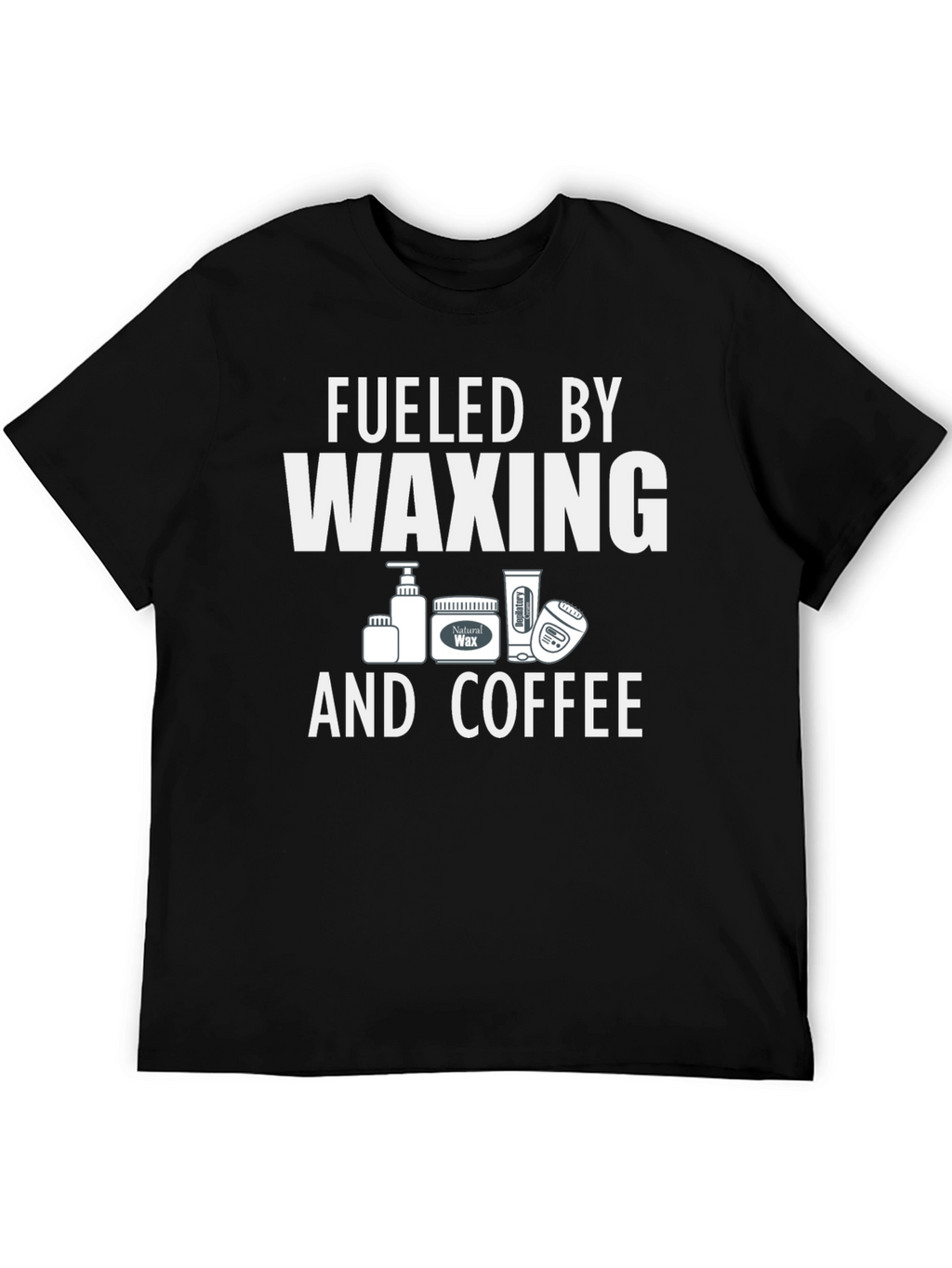 Fueled By Waxing & Coffee Graphic Tee