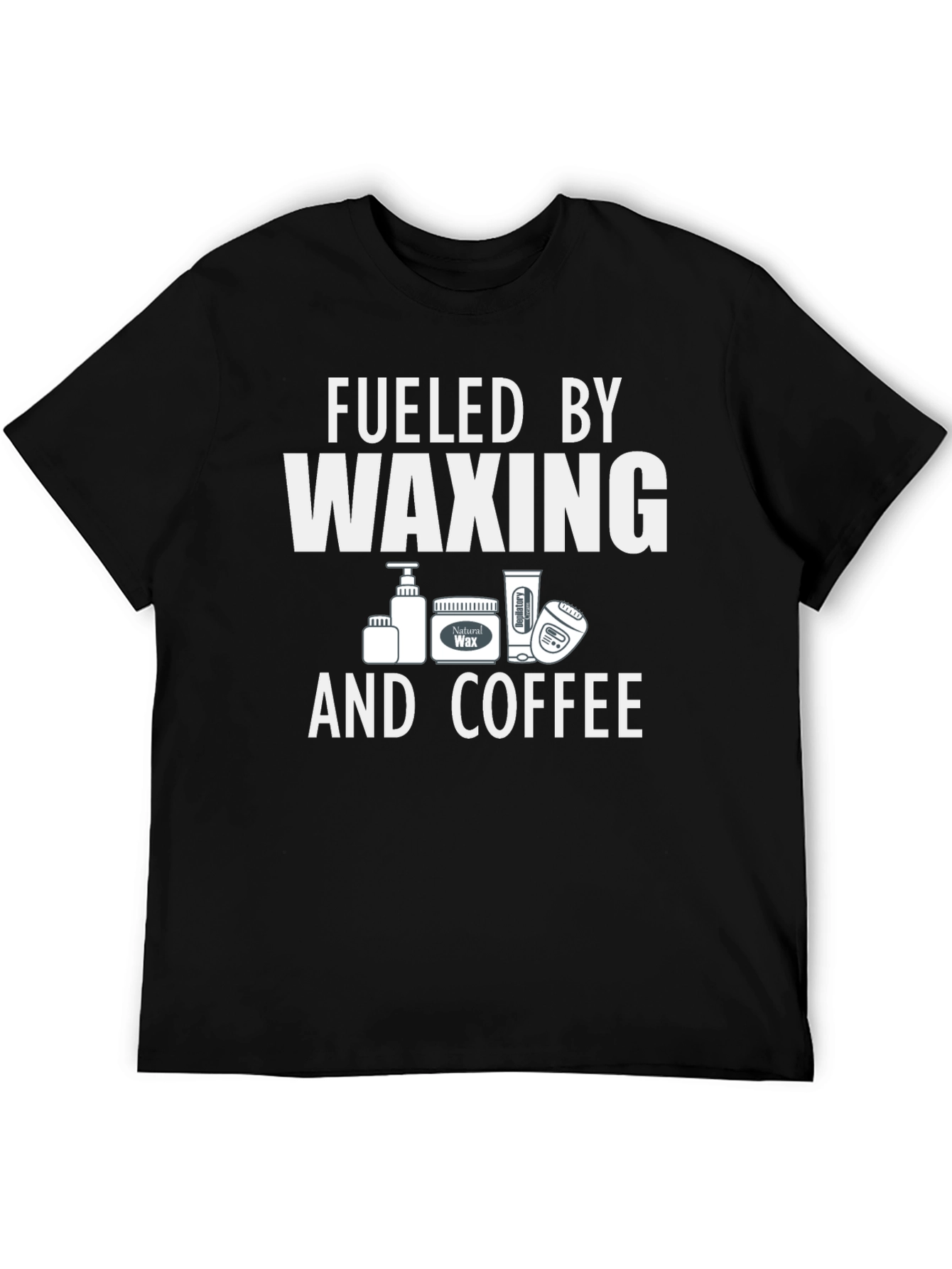Fueled By Waxing & Coffee Graphic Tee