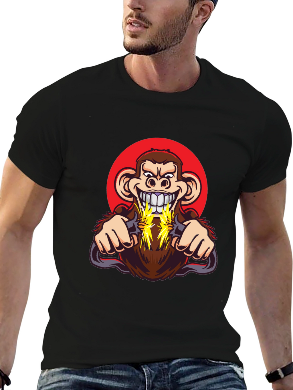 Crazy Monkey T-Shirt - Unleash Your Wild Side!