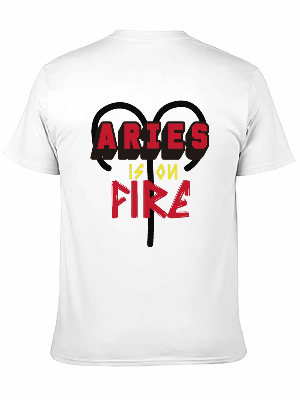 Aries Is On Fire Zodiac T-Shirt