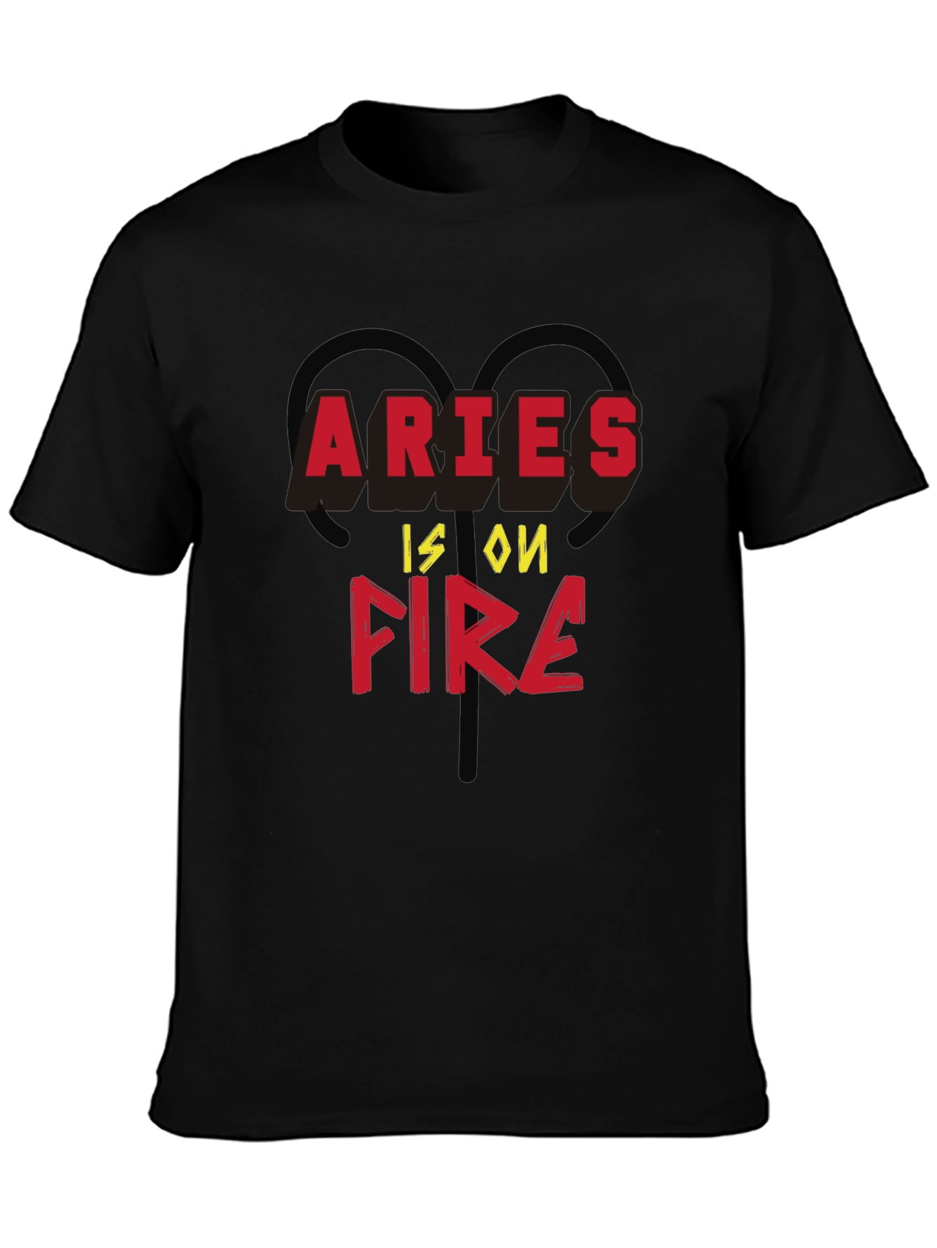 Aries Is On Fire Zodiac T-Shirt