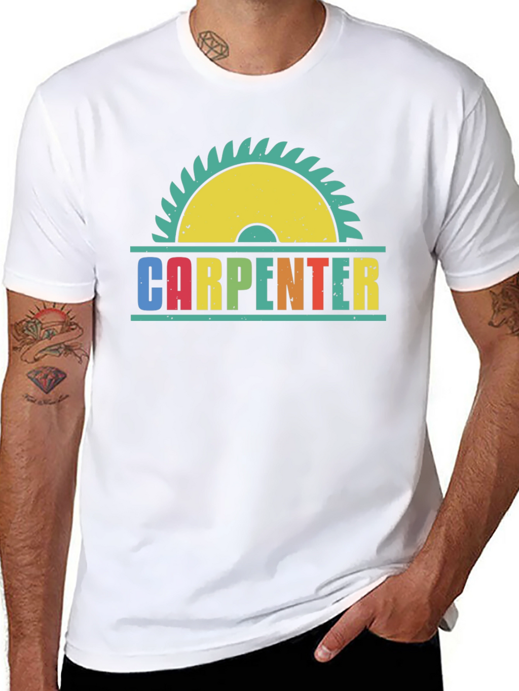 Carpenter Saw Blade Retro T-Shirt