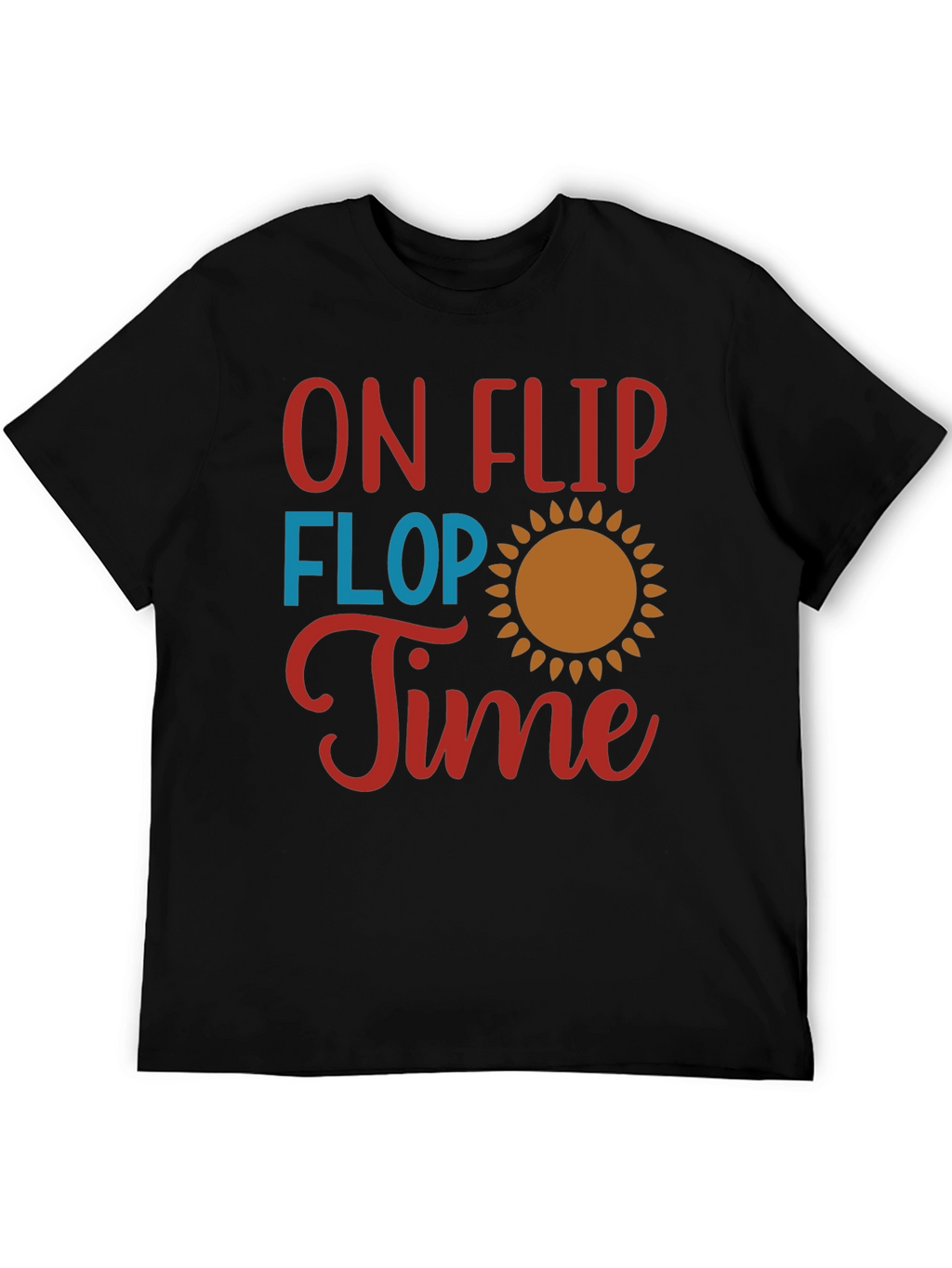 On Flip Flop Time Graphic T-Shirt