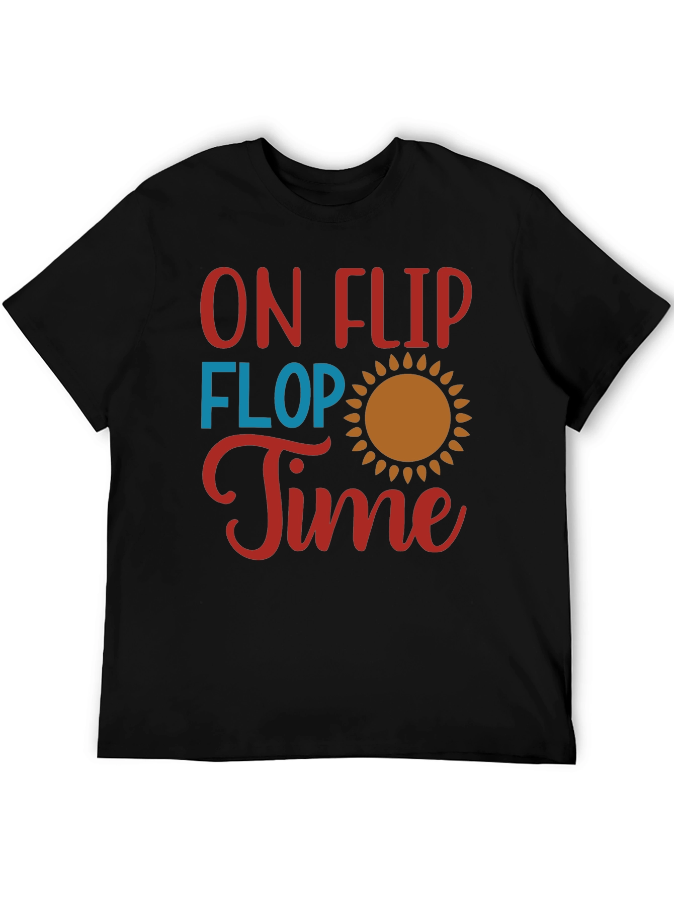 On Flip Flop Time Graphic T-Shirt