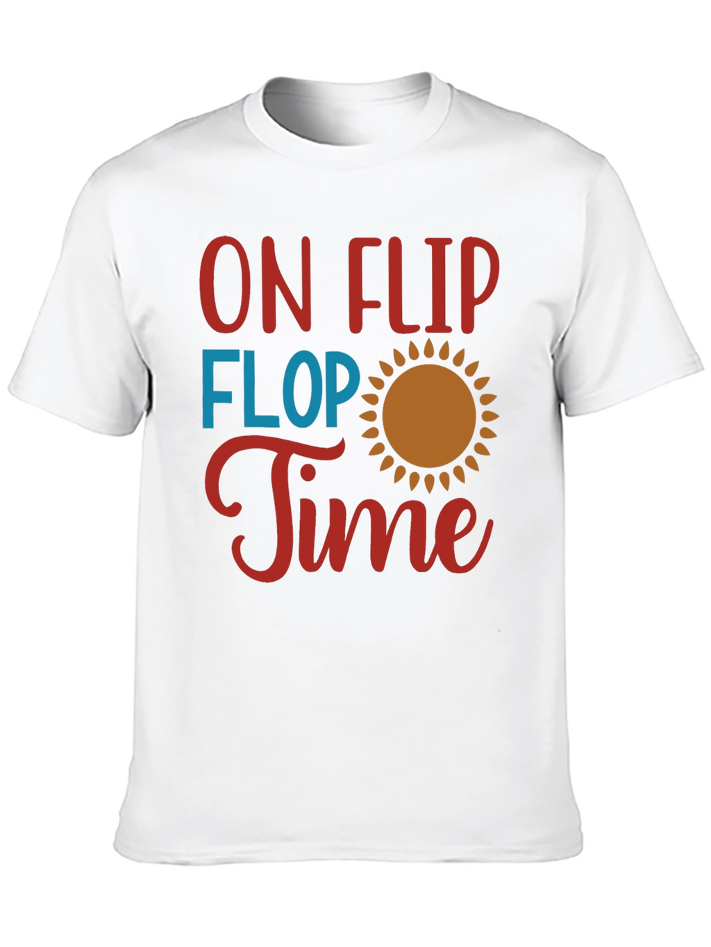 On Flip Flop Time Graphic T-Shirt