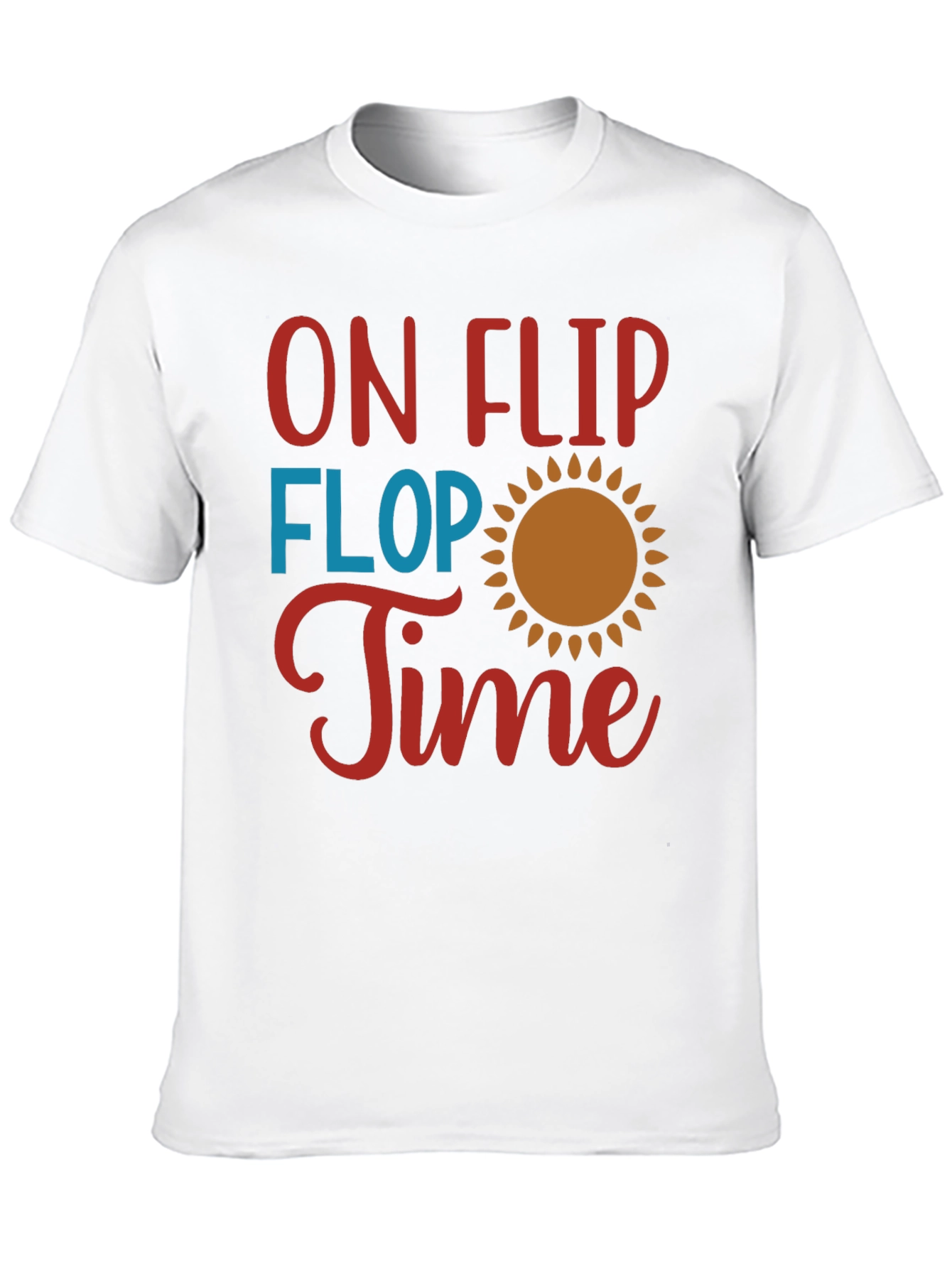 On Flip Flop Time Graphic T-Shirt
