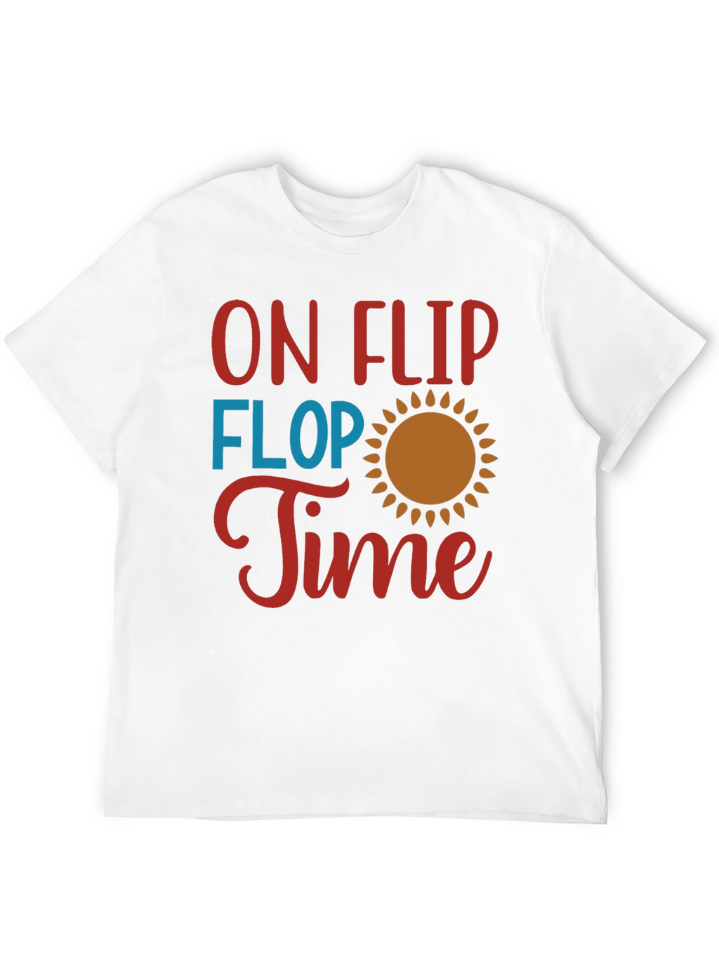 On Flip Flop Time Graphic T-Shirt