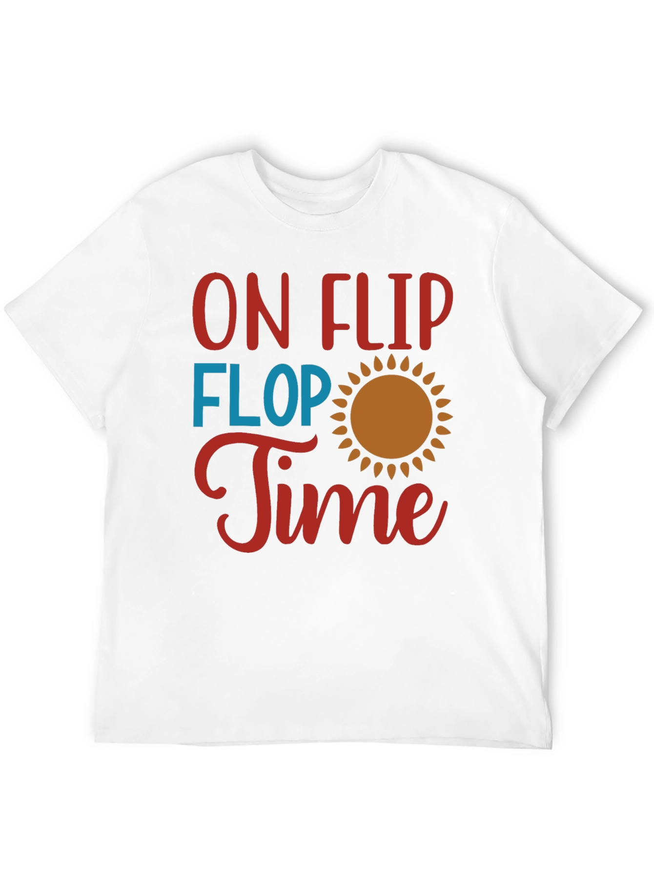 On Flip Flop Time Graphic T-Shirt