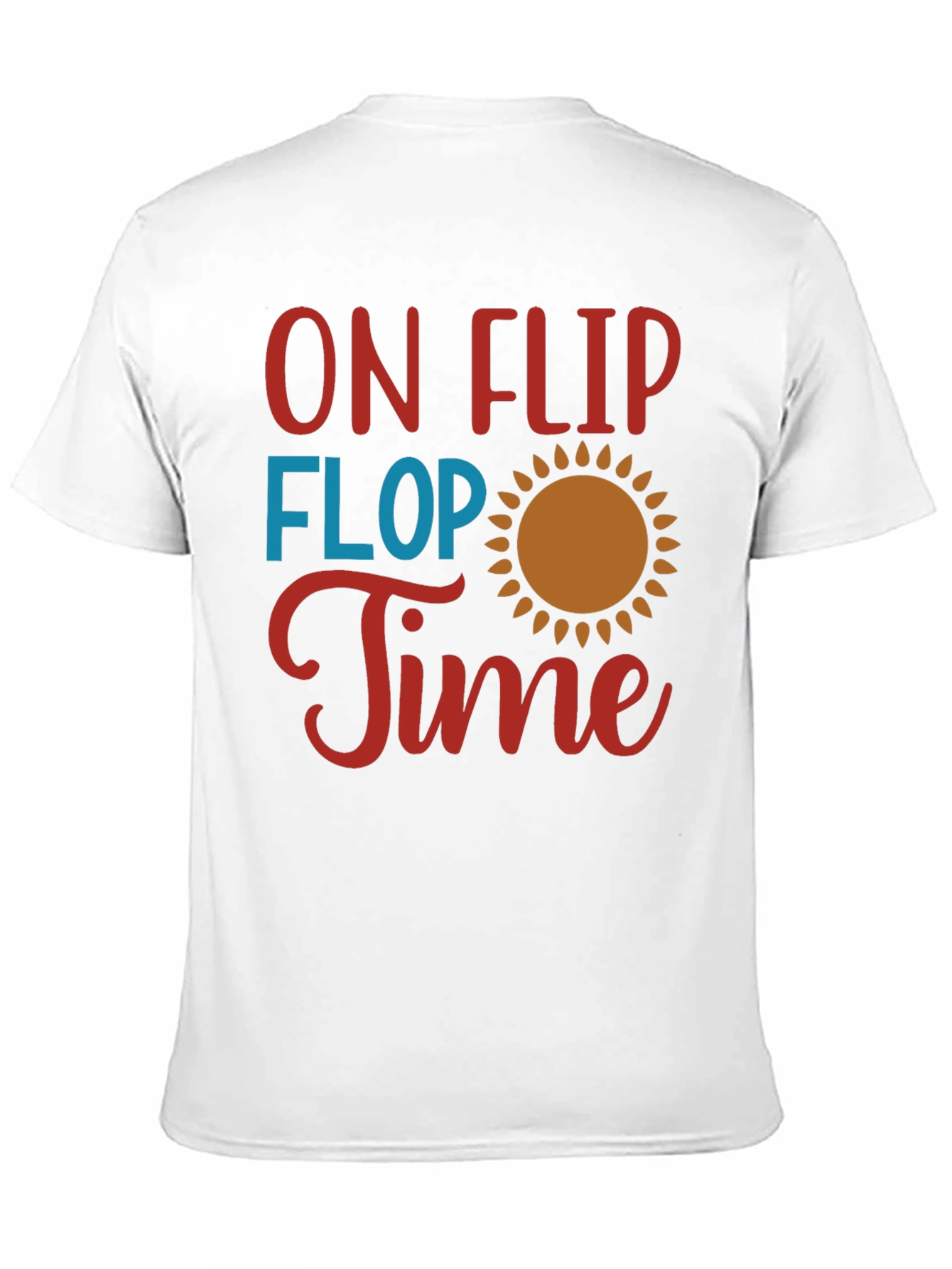 On Flip Flop Time Graphic T-Shirt
