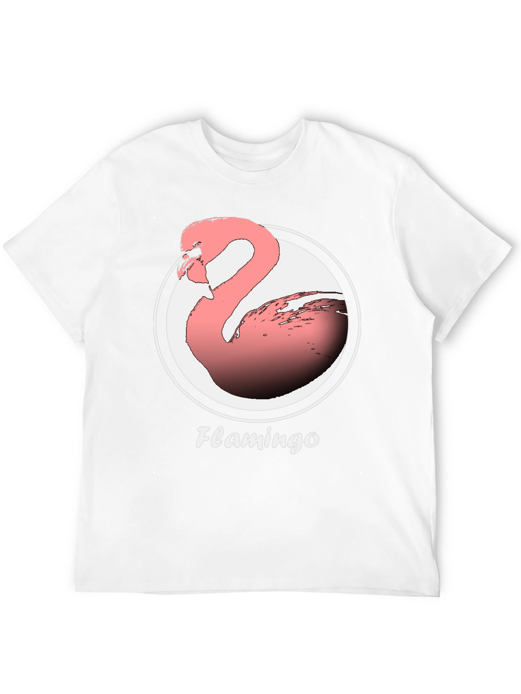 Flamingo Graphic Tee -  Modern Comfortable Fit