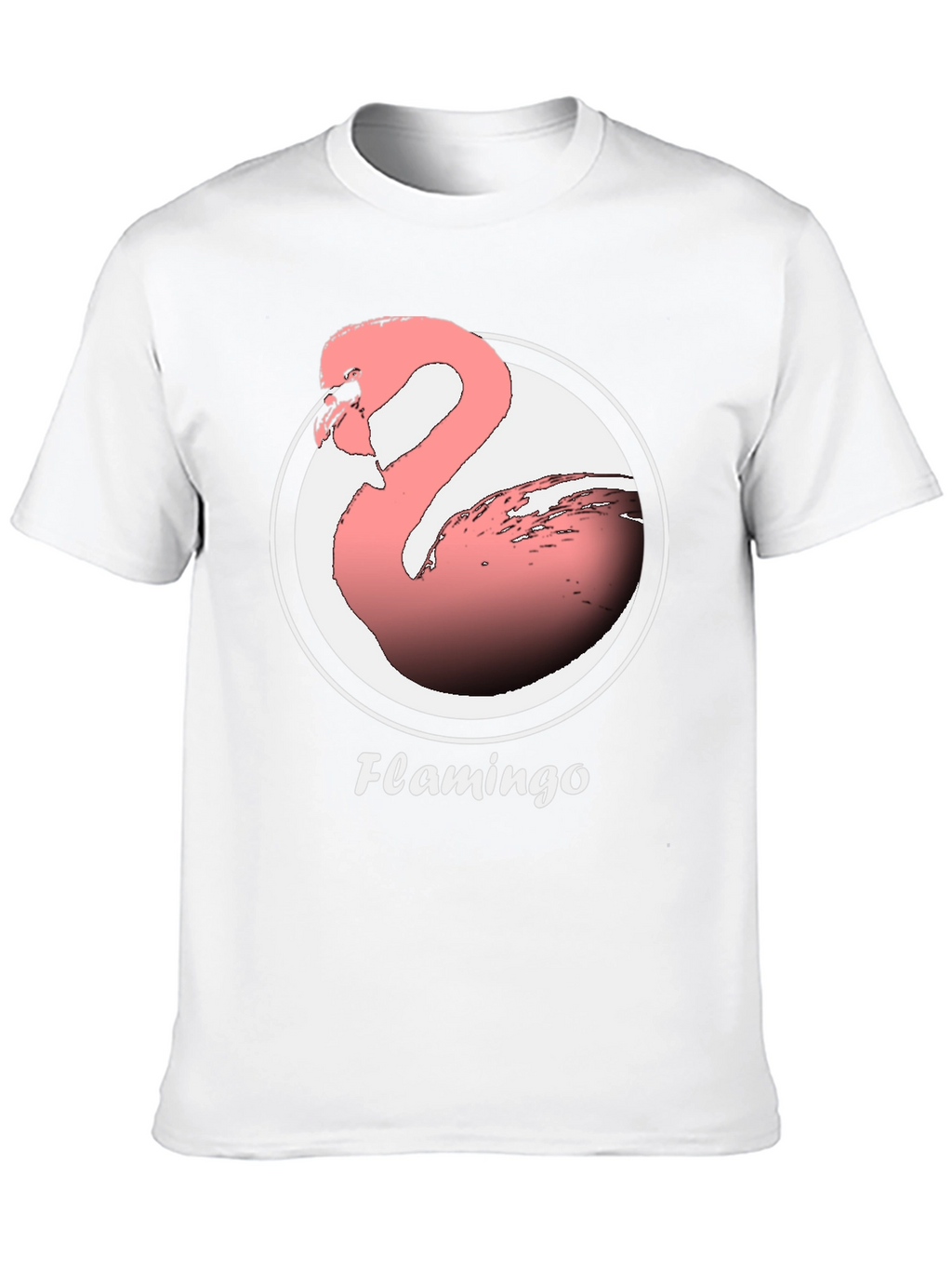 Flamingo Graphic Tee -  Modern Comfortable Fit
