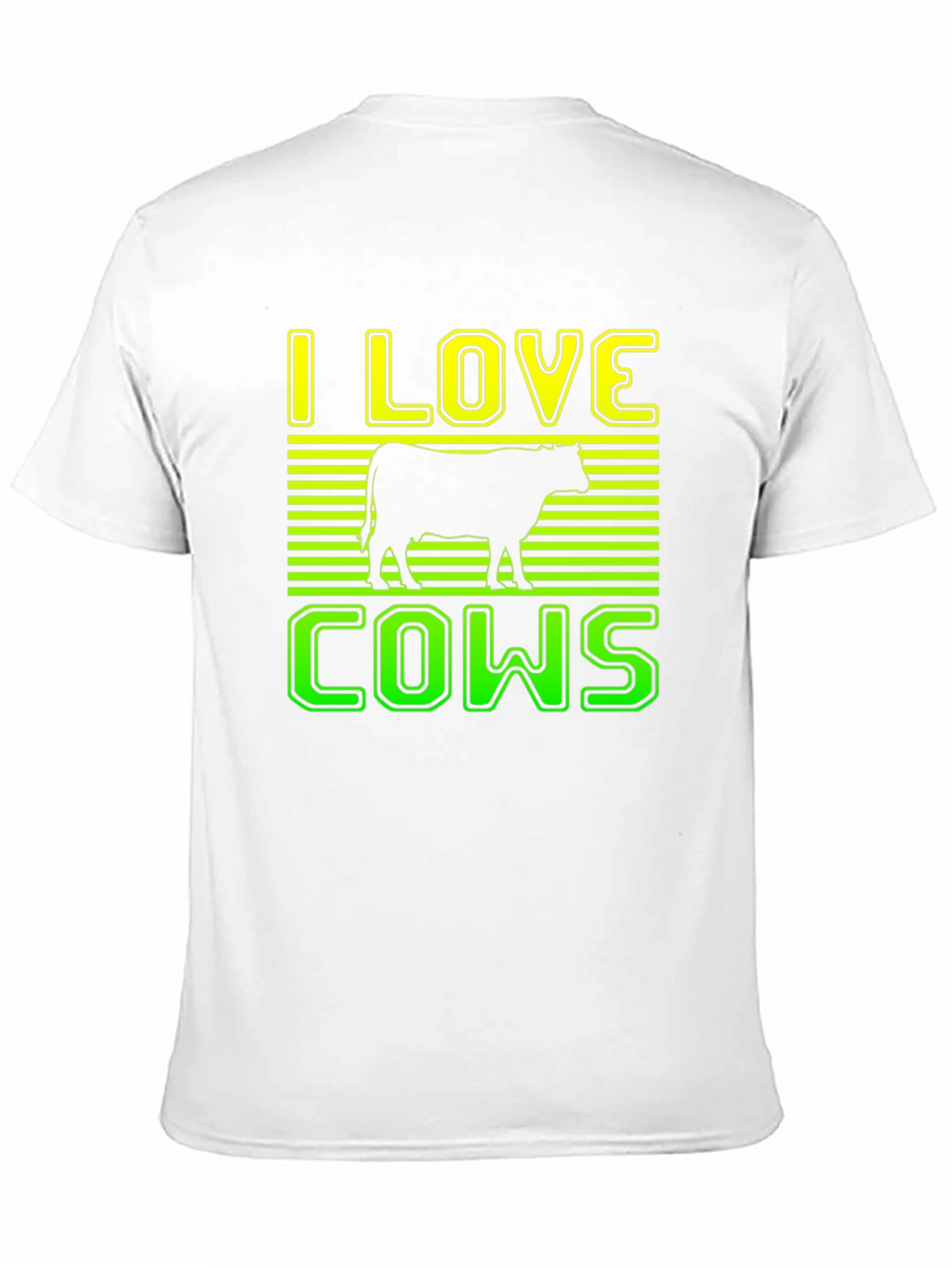 I Love Cows Graphic T-Shirt - Black