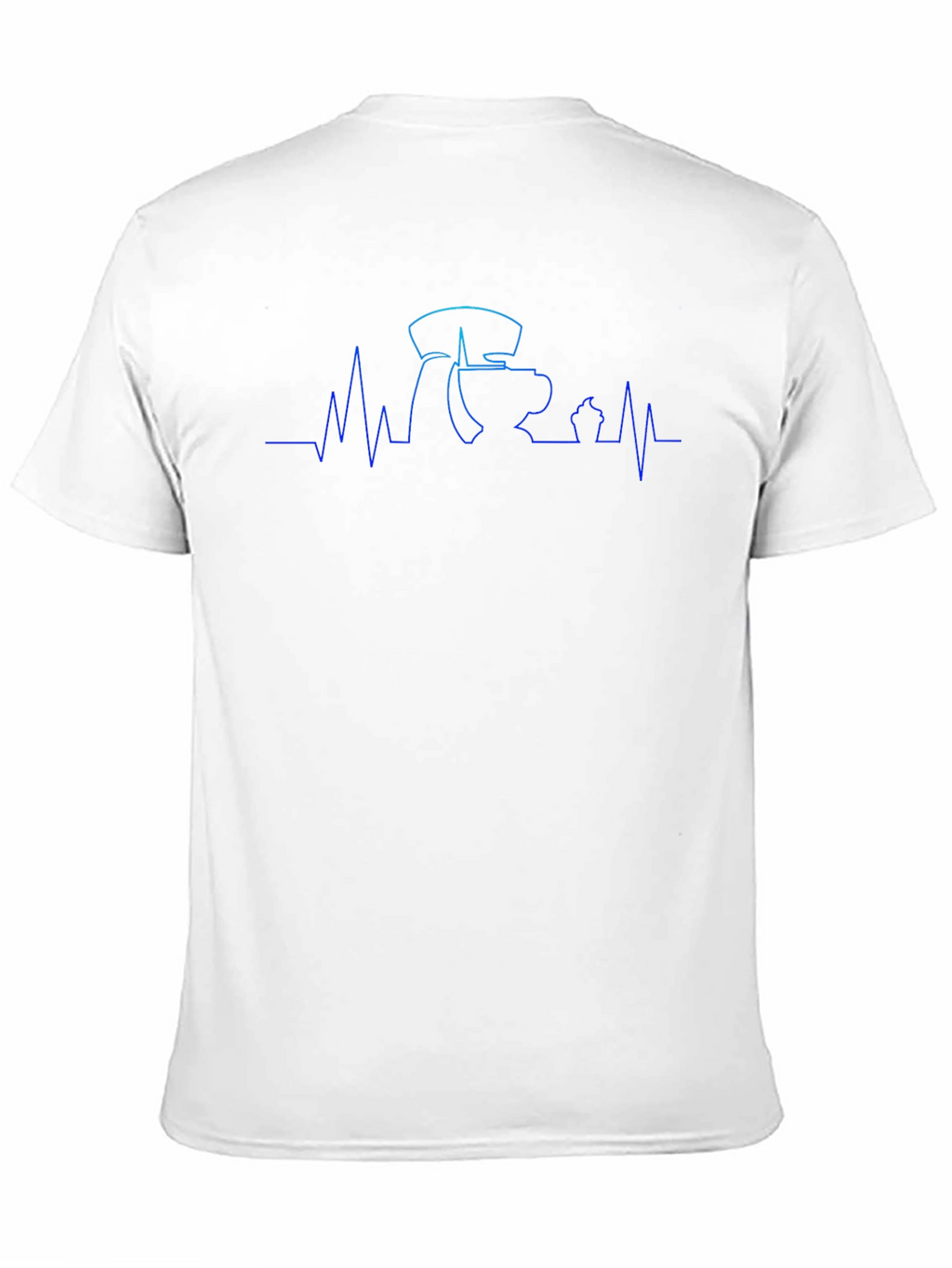 Coffee ECG T-Shirt - Caffeine Heartbeat Tee