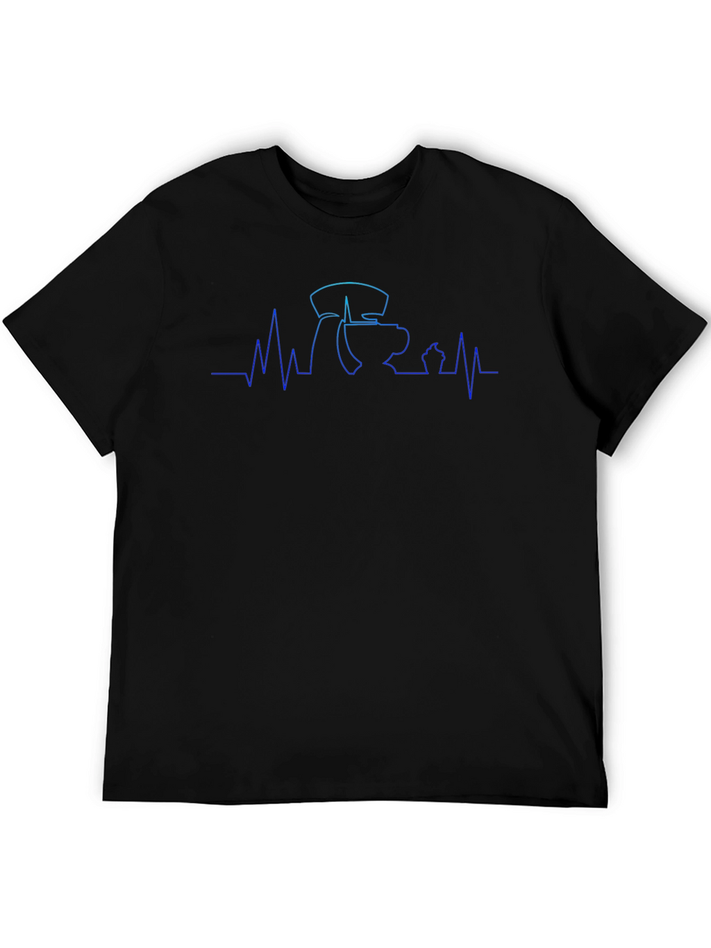 Coffee ECG T-Shirt - Caffeine Heartbeat Tee