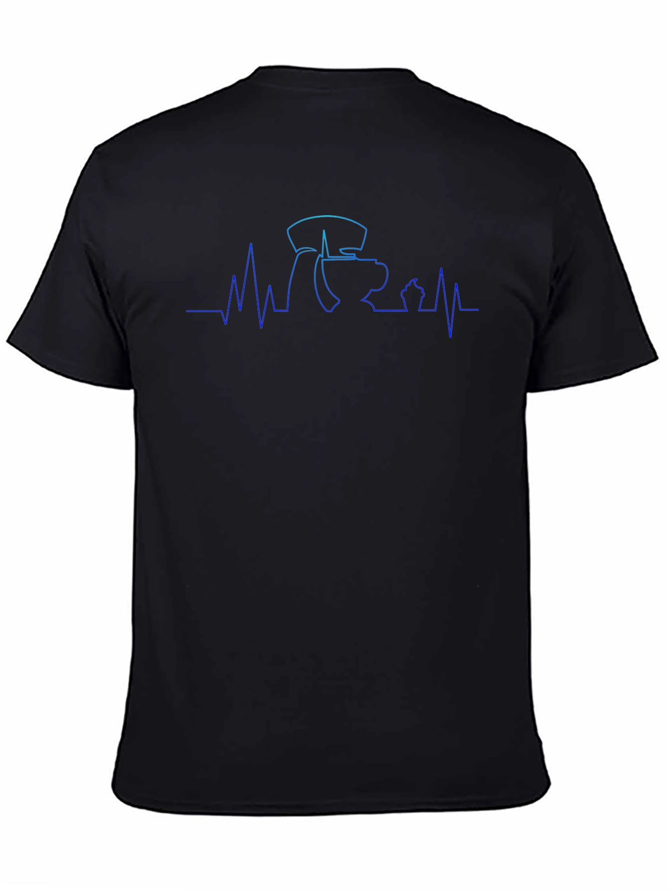 Coffee ECG T-Shirt - Caffeine Heartbeat Tee