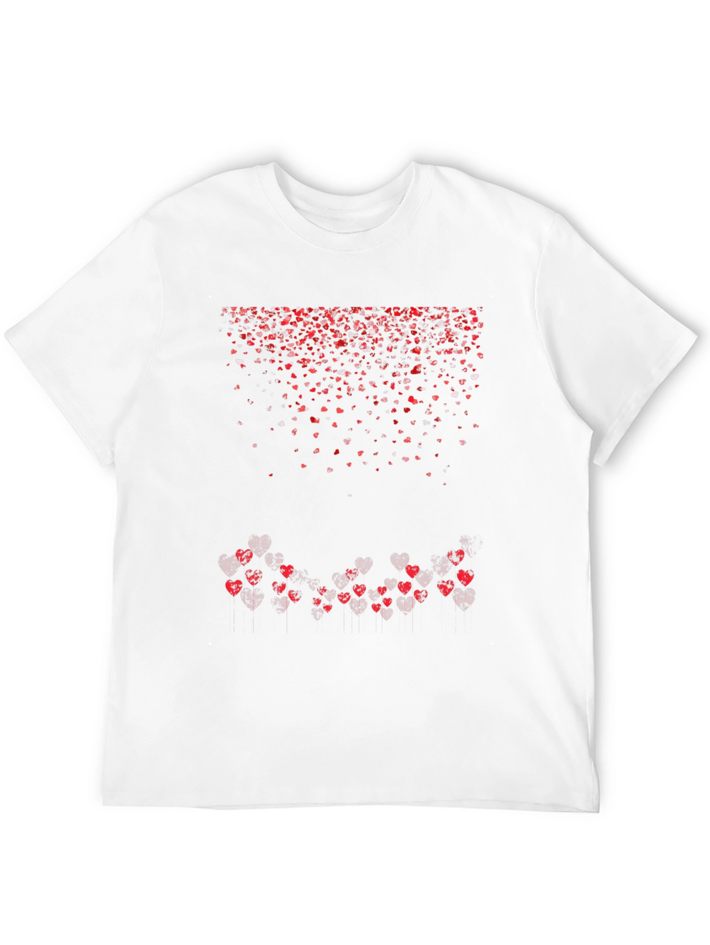 Heart Cascade Graphic Tee - Valentines Day Edition