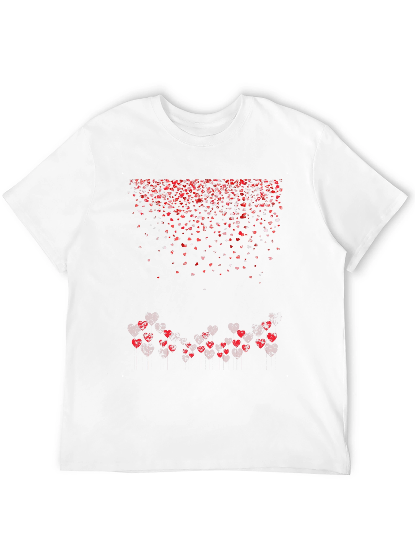 Heart Cascade Graphic Tee - Valentines Day Edition