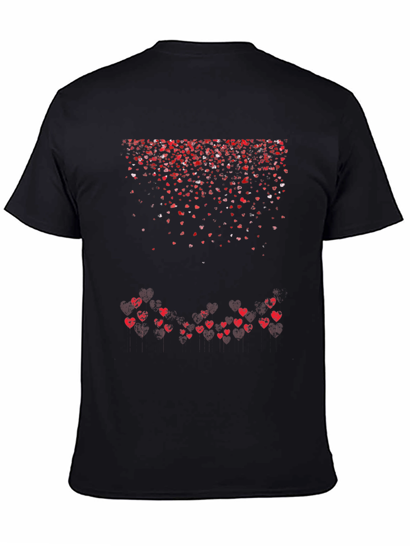 Heart Cascade Graphic Tee - Valentines Day Edition