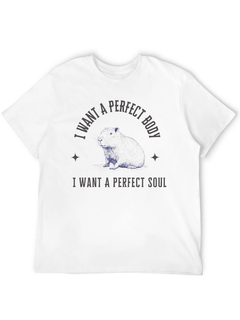 Perfect Body Guinea Pig Black Graphic Tee