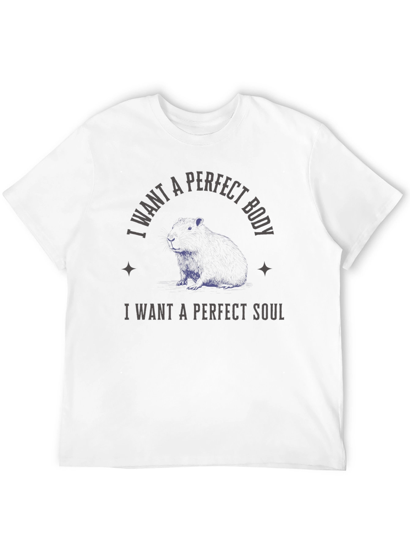 Perfect Body Guinea Pig Black Graphic Tee