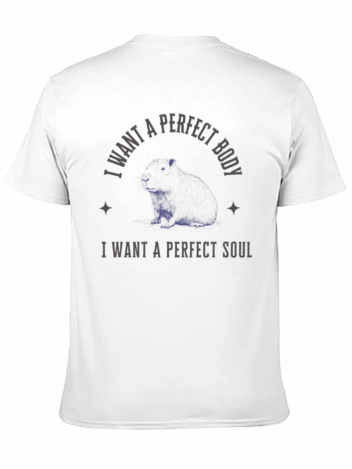 Perfect Body Guinea Pig Black Graphic Tee