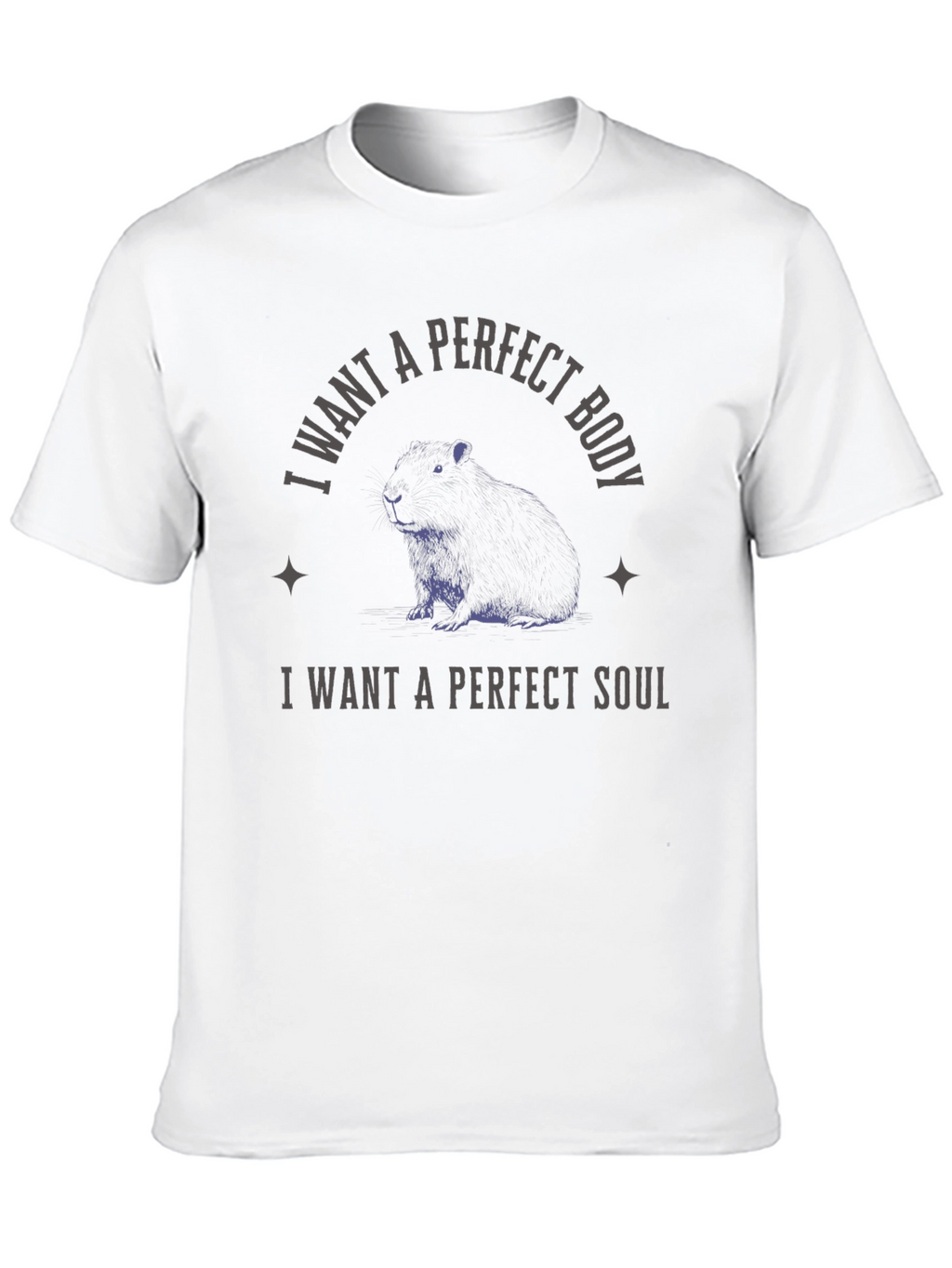 Perfect Body Guinea Pig Black Graphic Tee