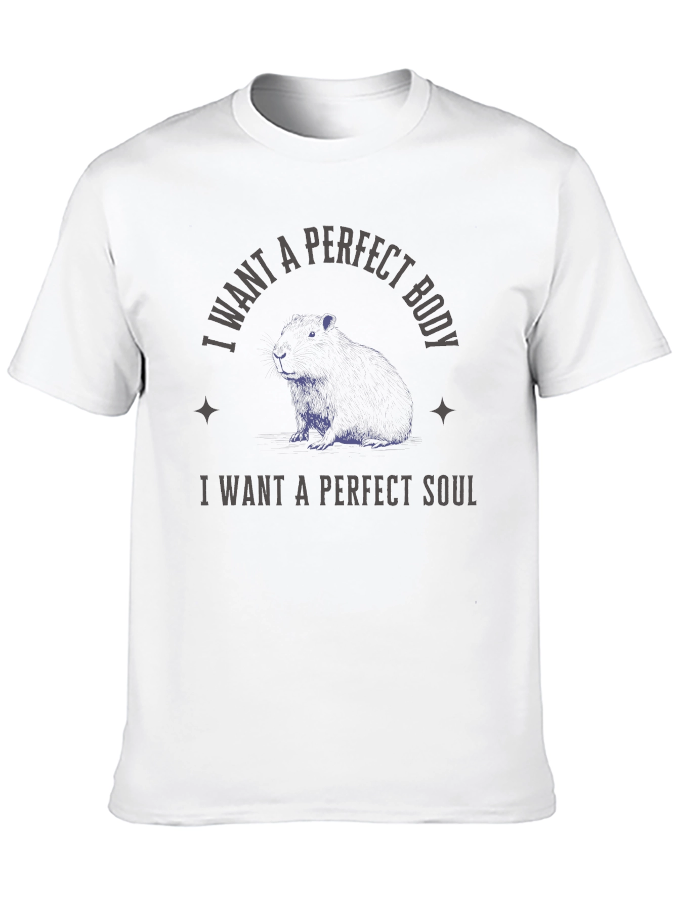Perfect Body Guinea Pig Black Graphic Tee
