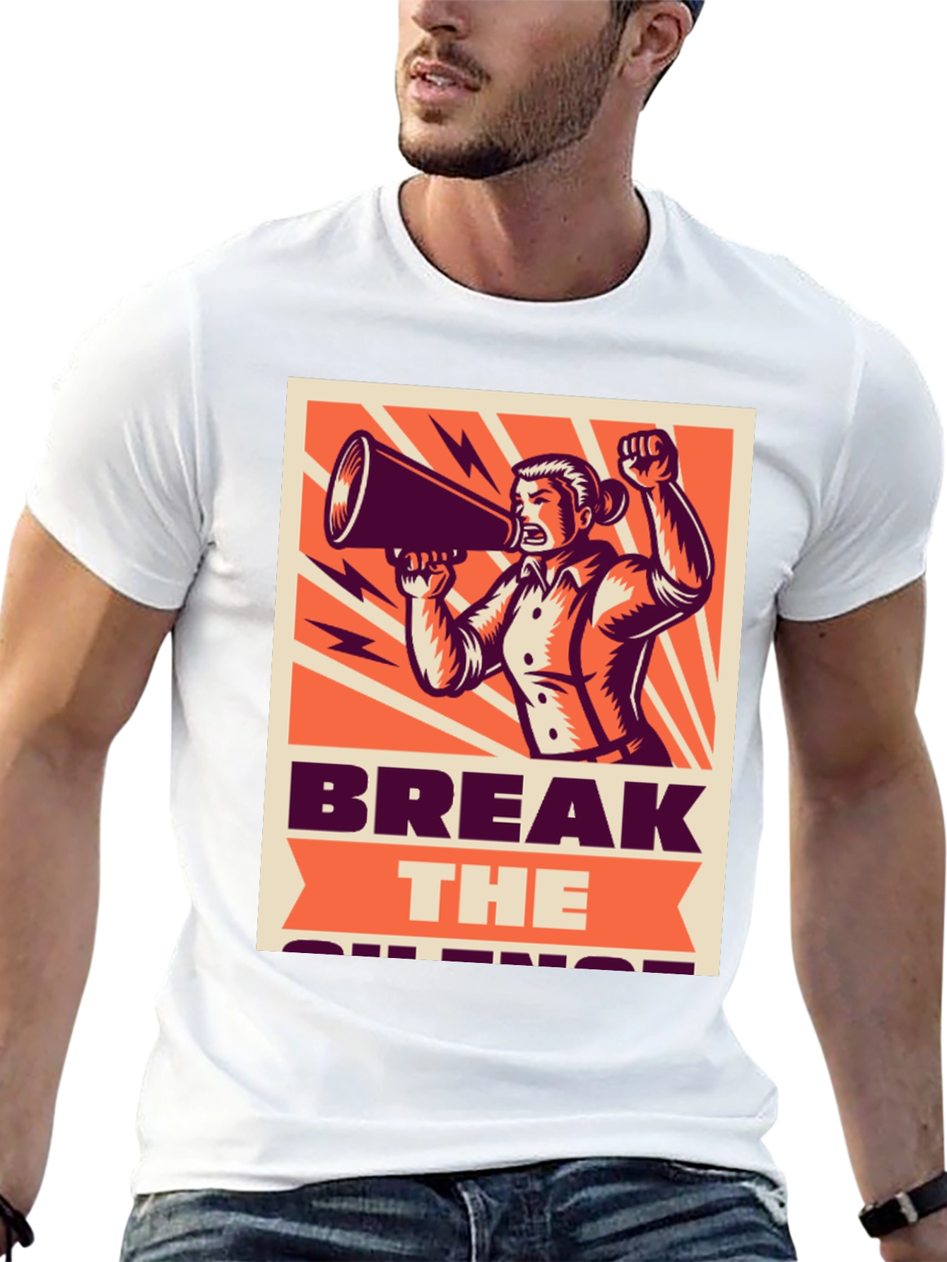 Break the Silence Graphic Tee - Activist Shirt