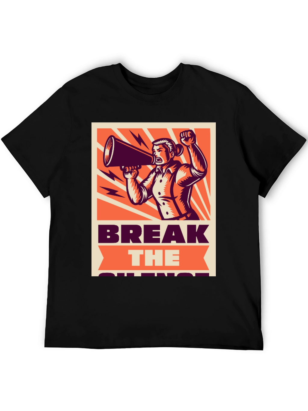 Break the Silence Graphic Tee - Activist Shirt