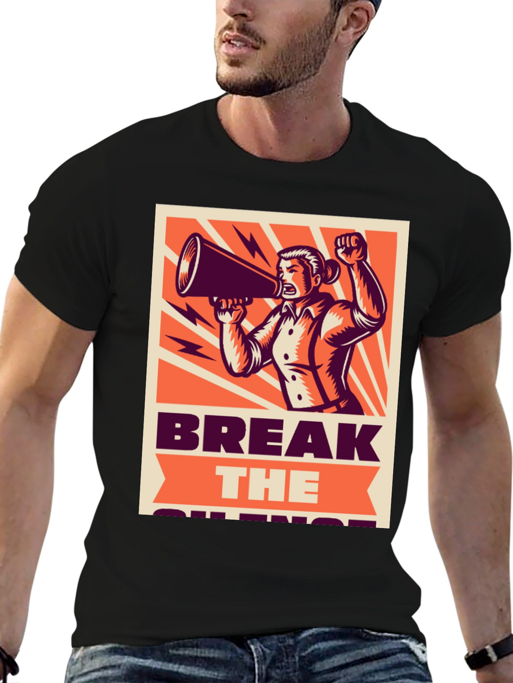 Break the Silence Graphic Tee - Activist Shirt