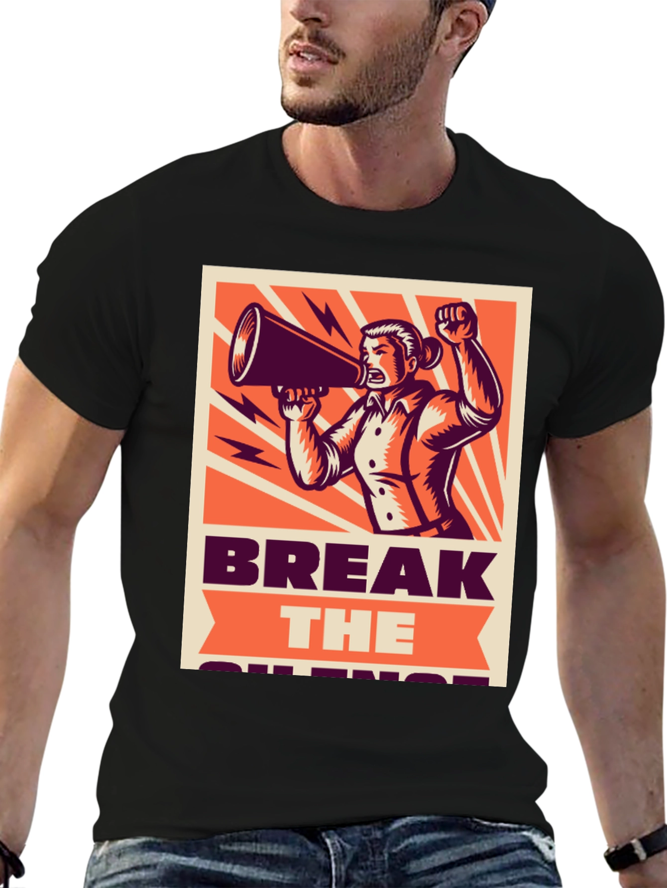 Break the Silence Graphic Tee - Activist Shirt