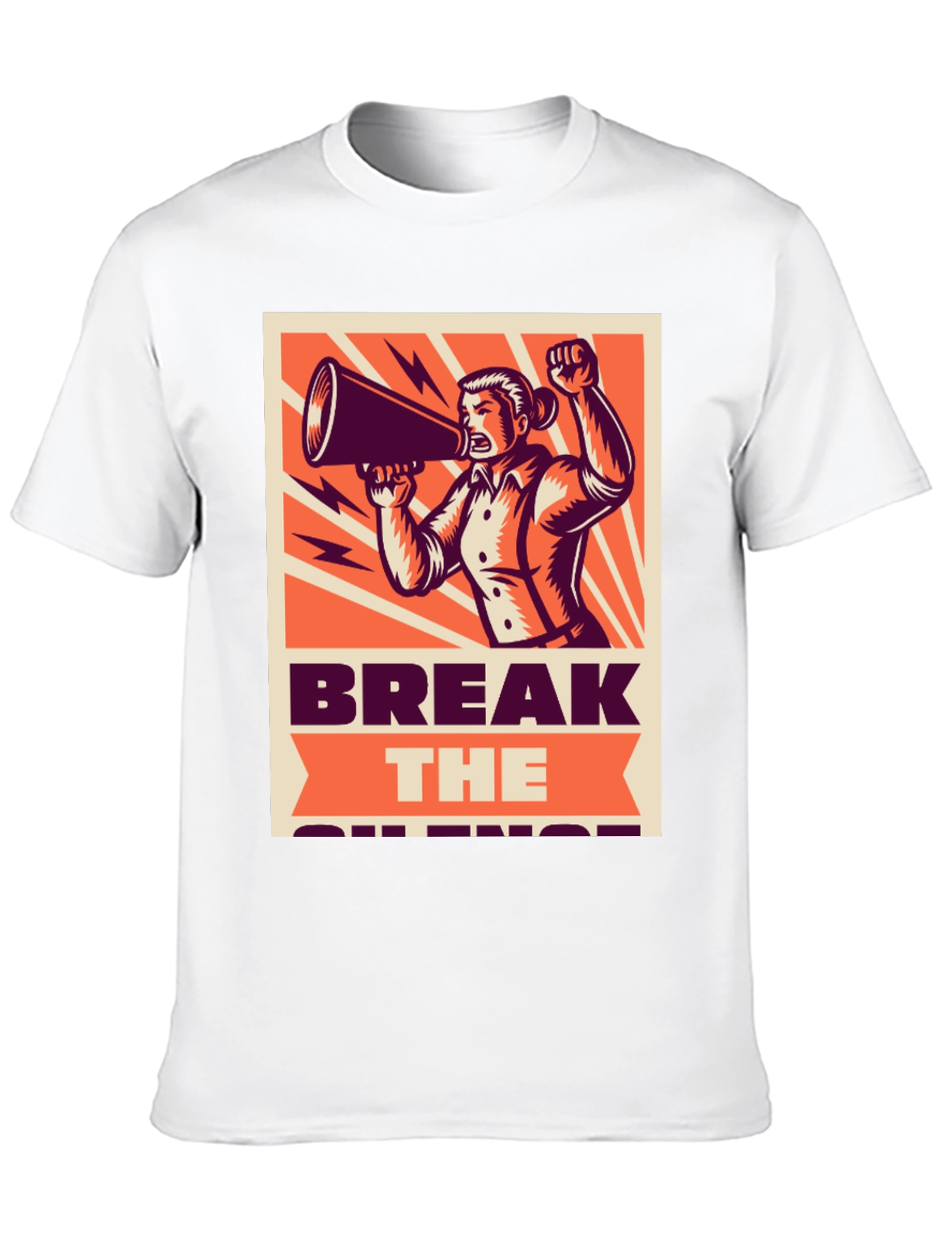 Break the Silence Graphic Tee - Activist Shirt