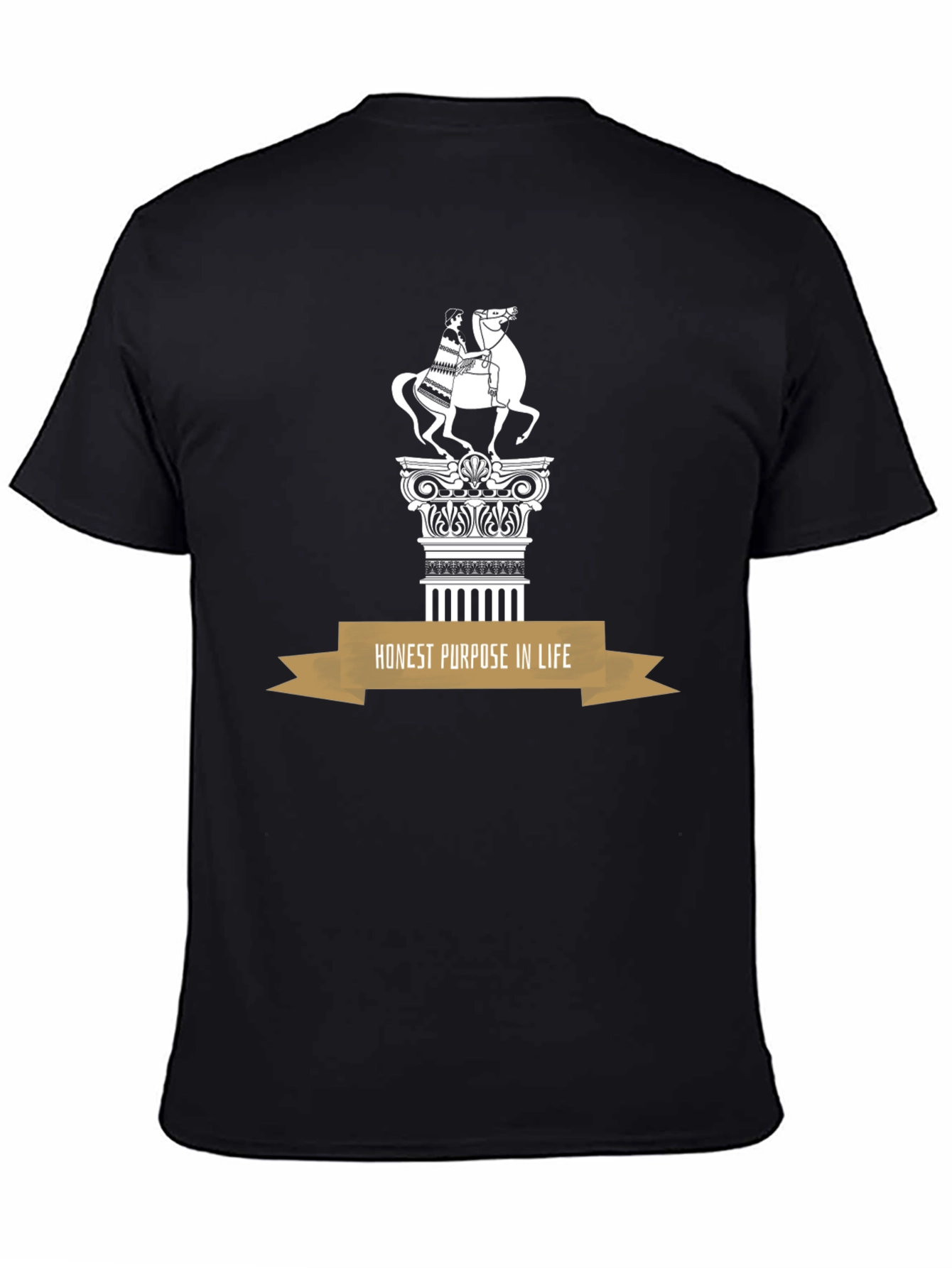 Statement T-Shirt: Honest Purpose in Life Design