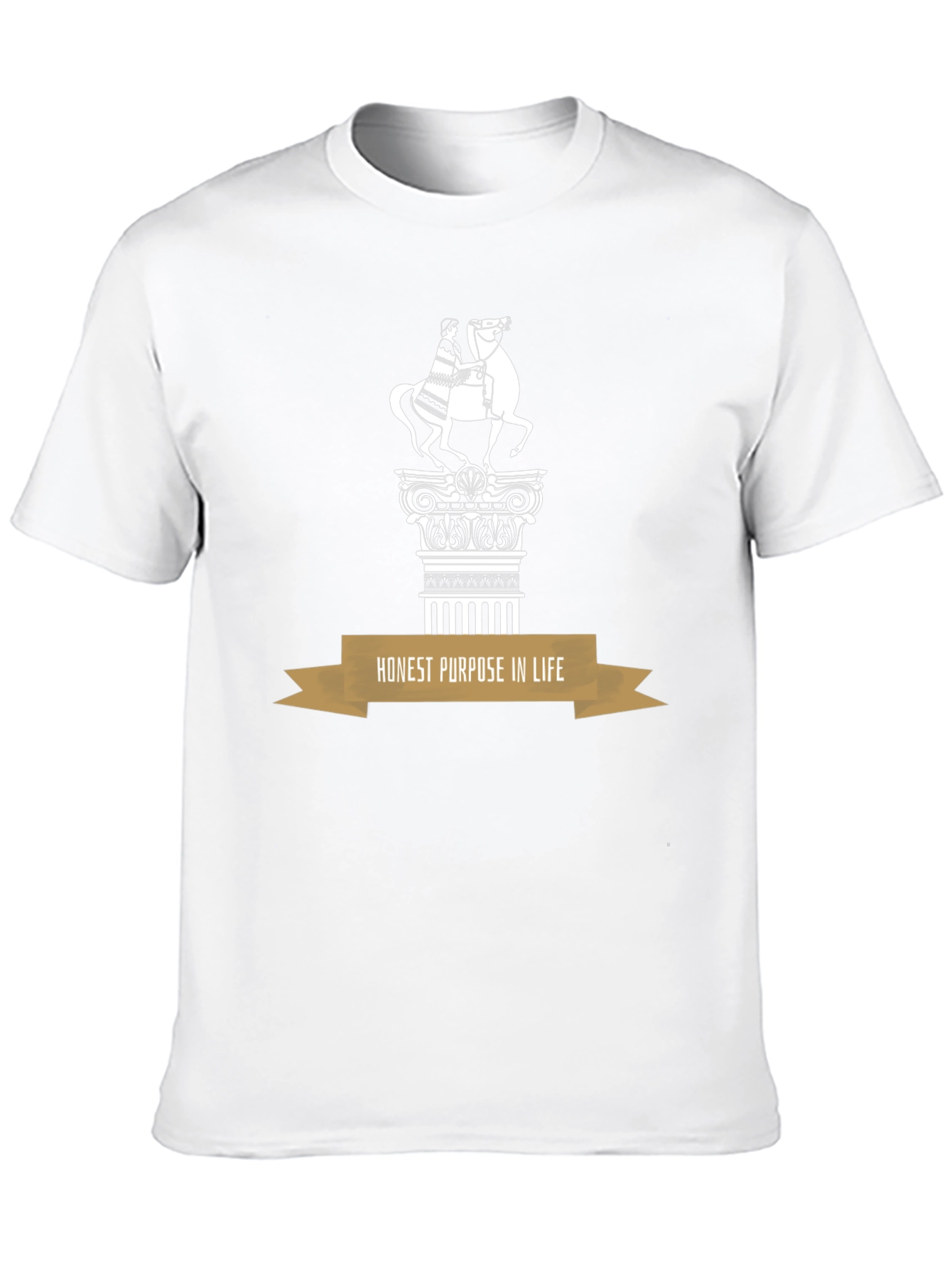Statement T-Shirt: Honest Purpose in Life Design