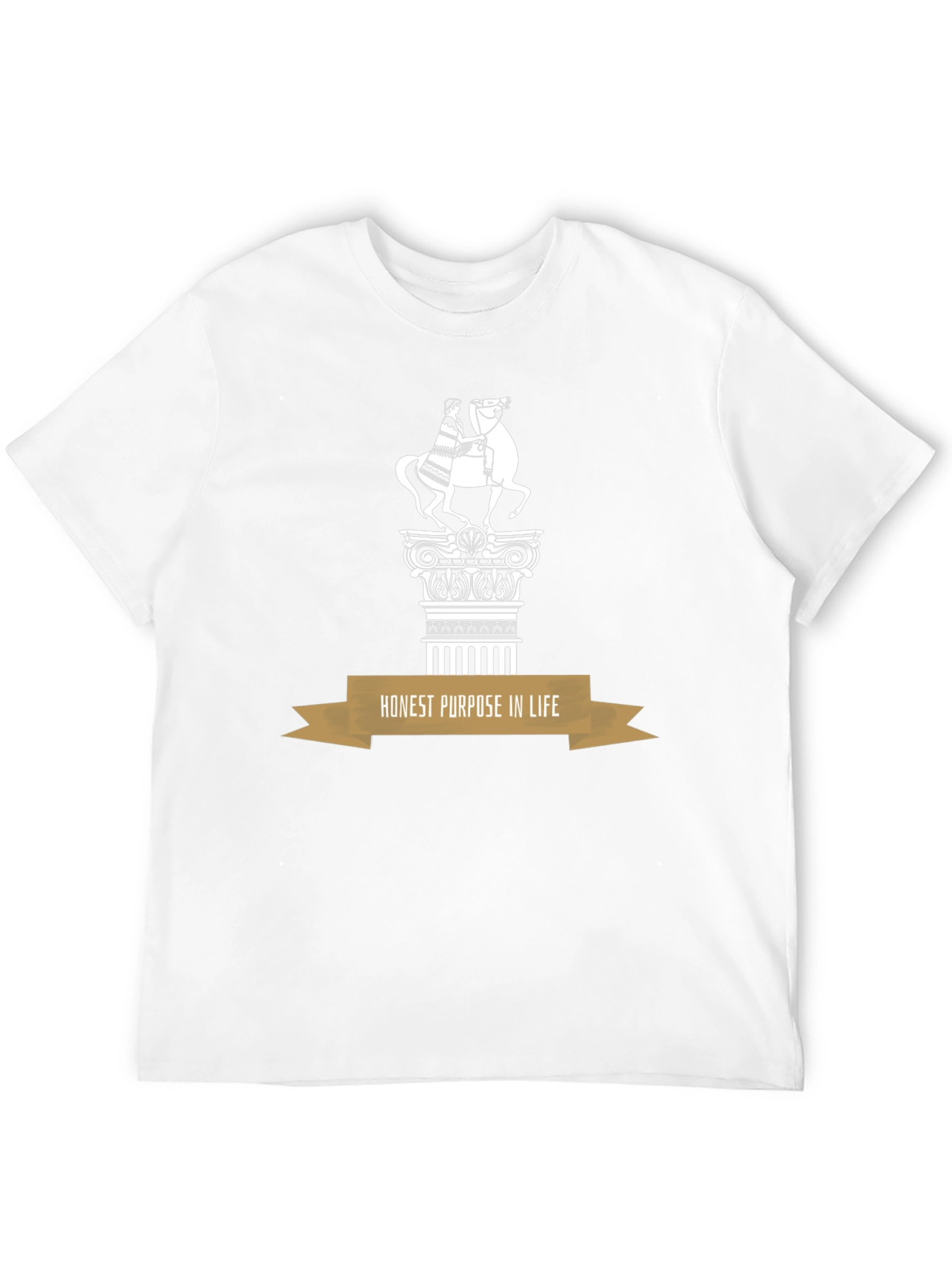 Statement T-Shirt: Honest Purpose in Life Design