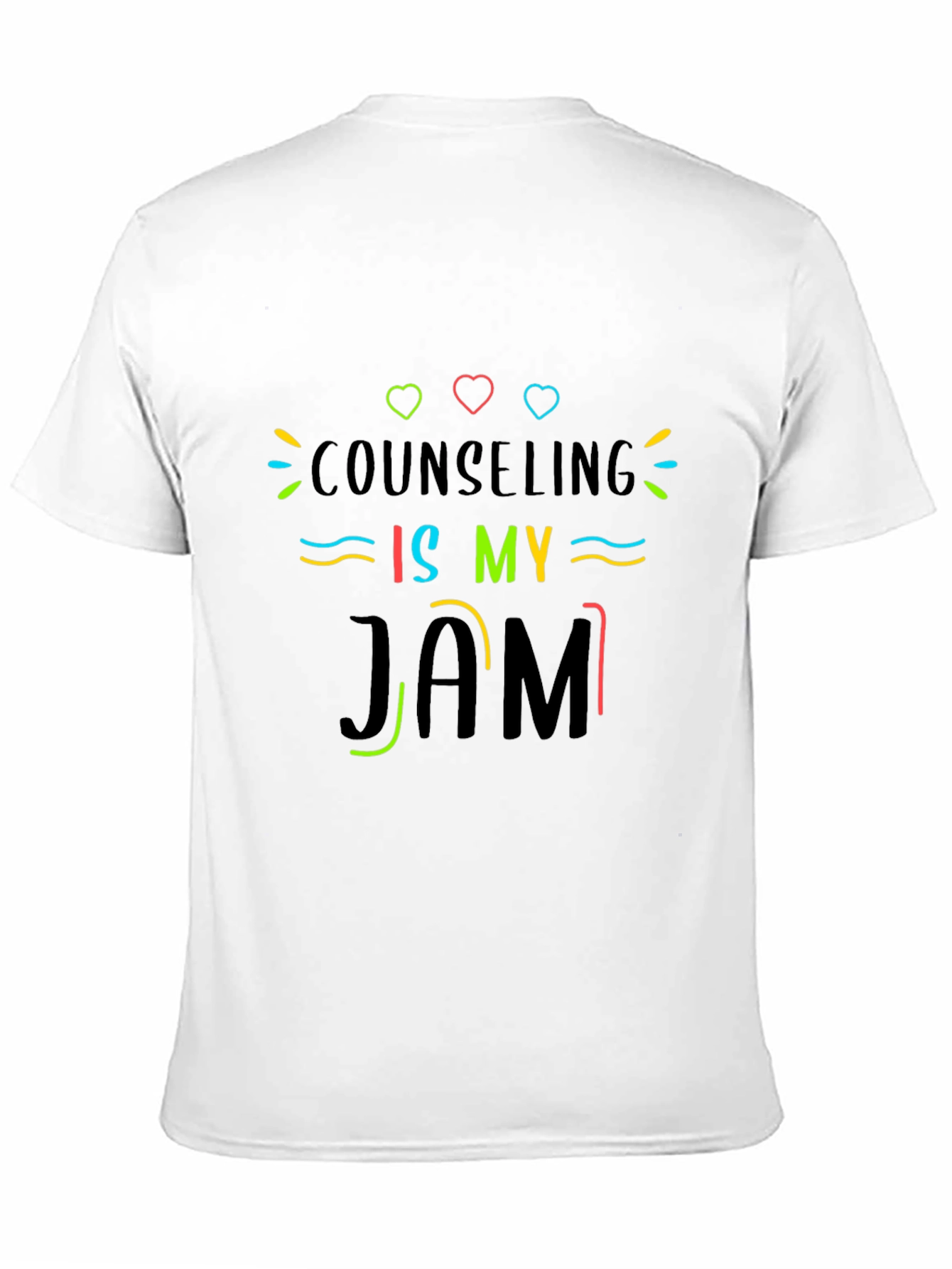 Counseling Is My Jam T-Shirt - Black Cotton Tee