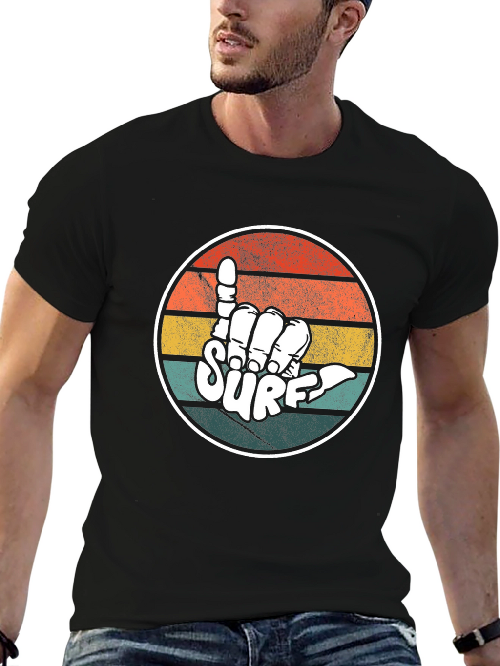 Retro Surf Hang Loose Graphic Tee