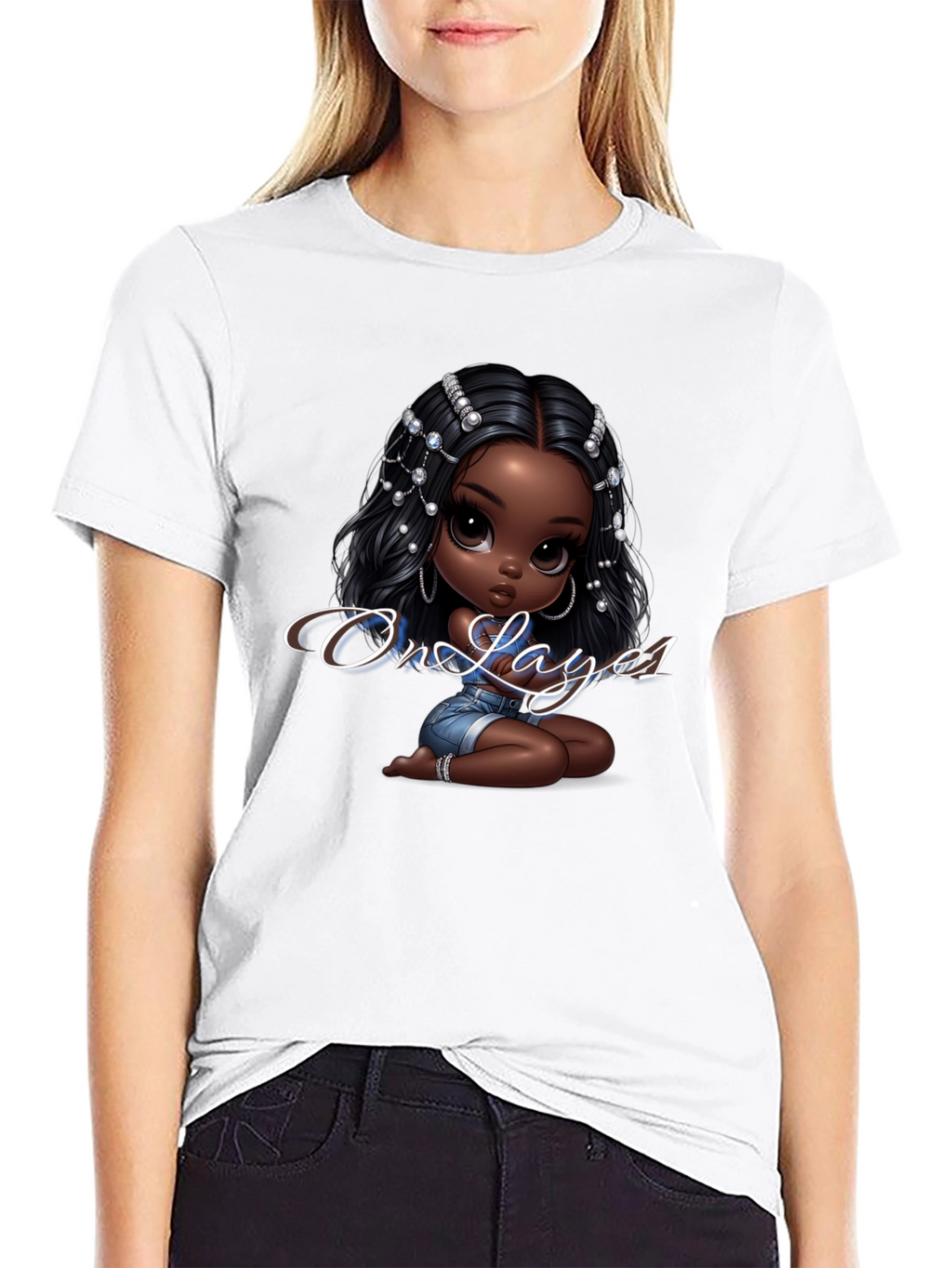 Stylish Graphic T-Shirt - On Layes1 Design