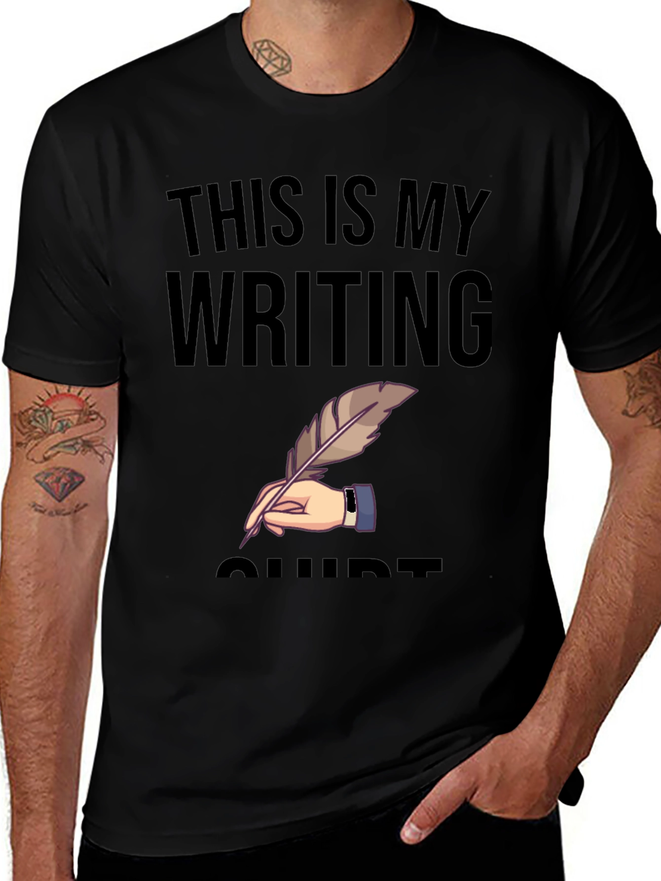 Writers Tee: This Is My Writing Shirt