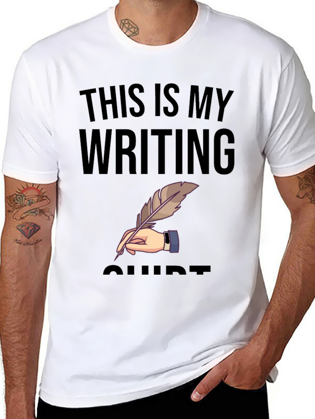 Writers Tee: This Is My Writing Shirt