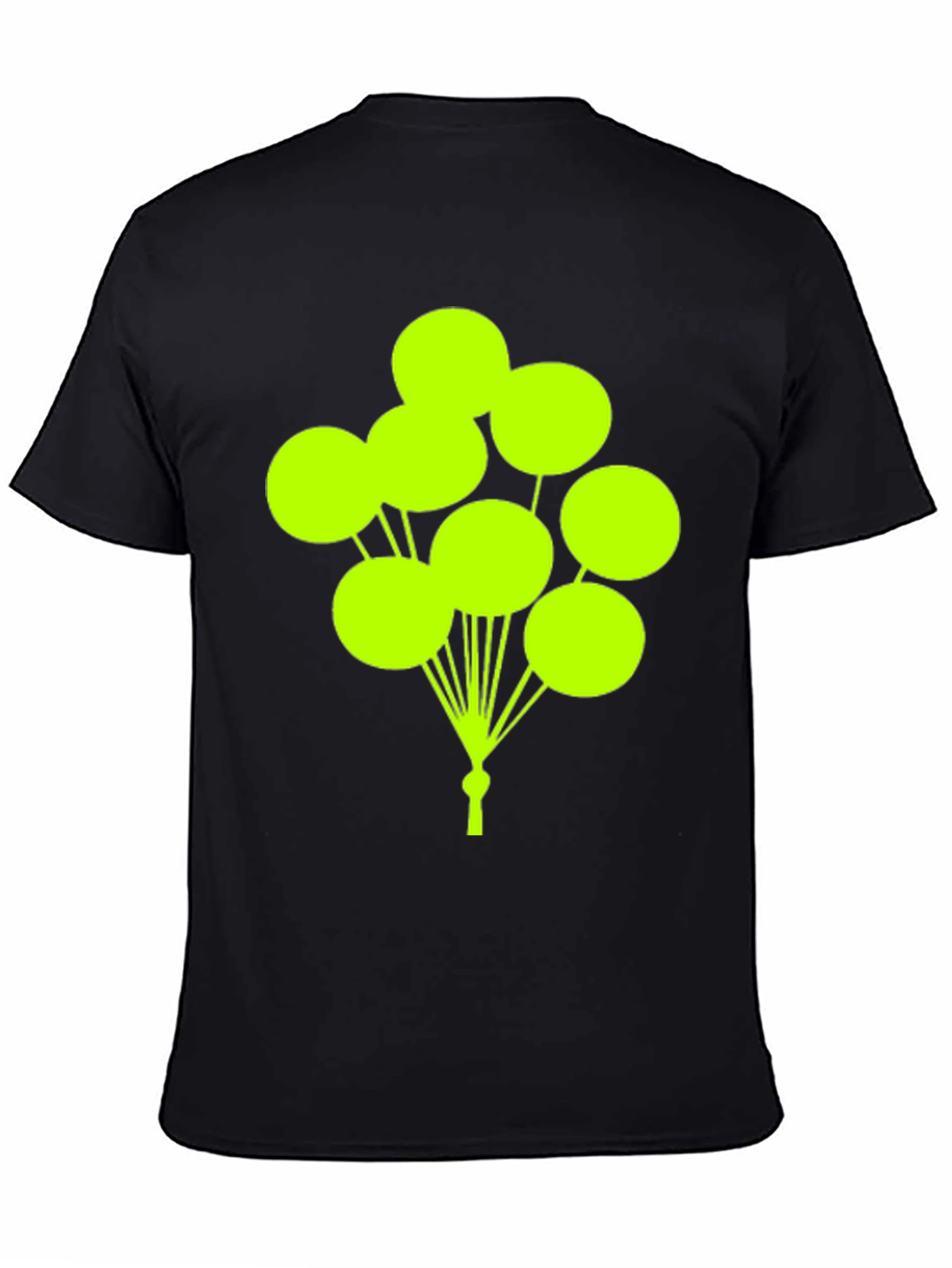 Balloon Graphic Tee - Fun & Stylish Black T-Shirt