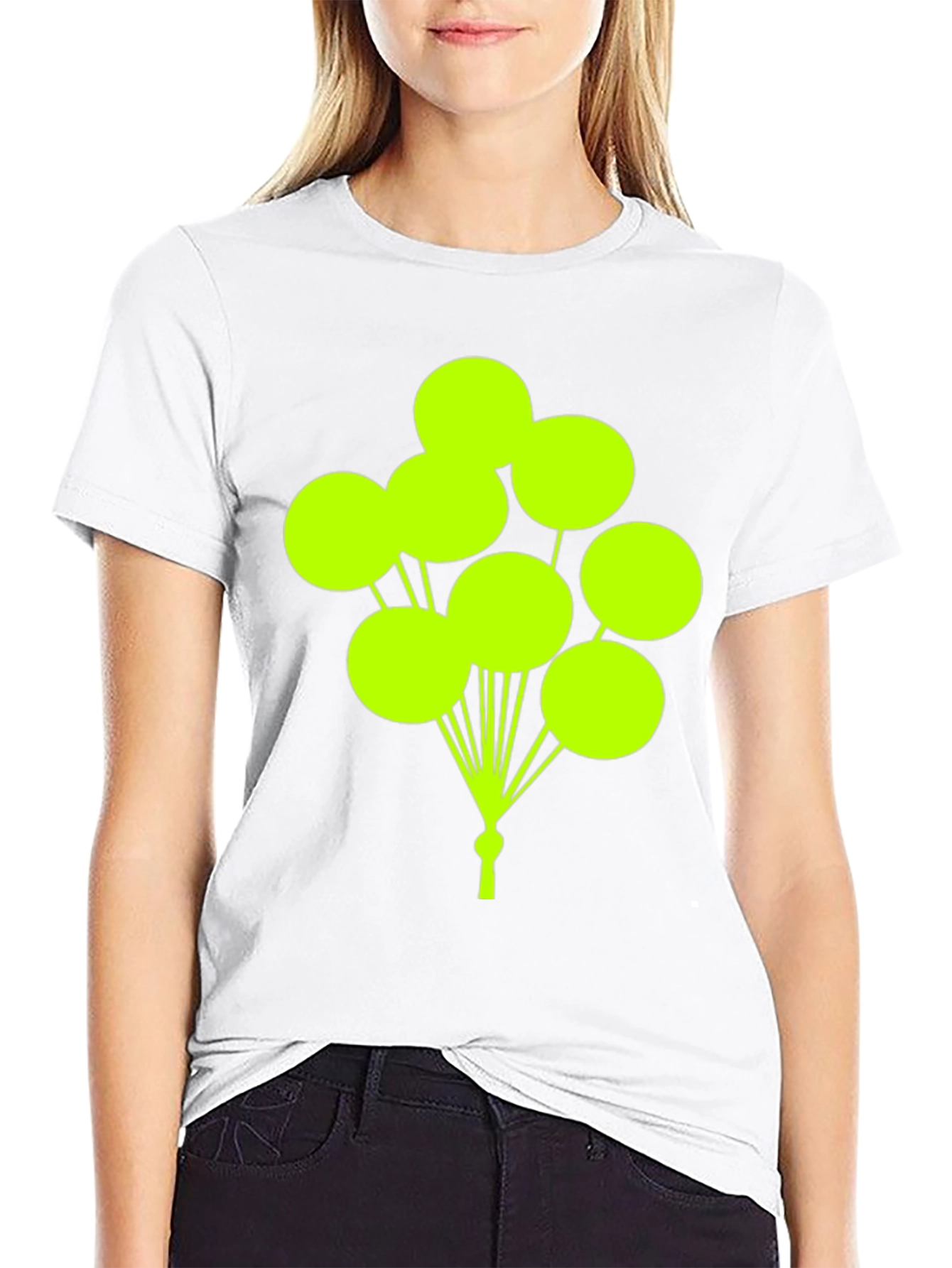 Balloon Graphic Tee - Fun & Stylish Black T-Shirt